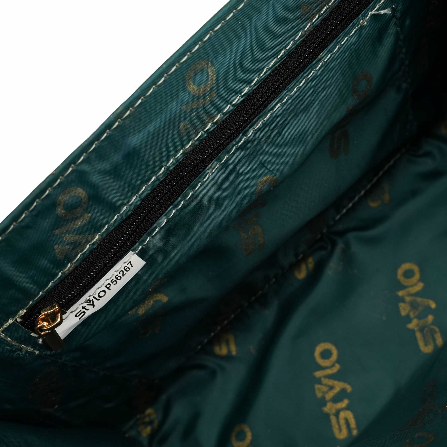 Green Casual Shoulder Bag For Ladies P56267 - Image 5