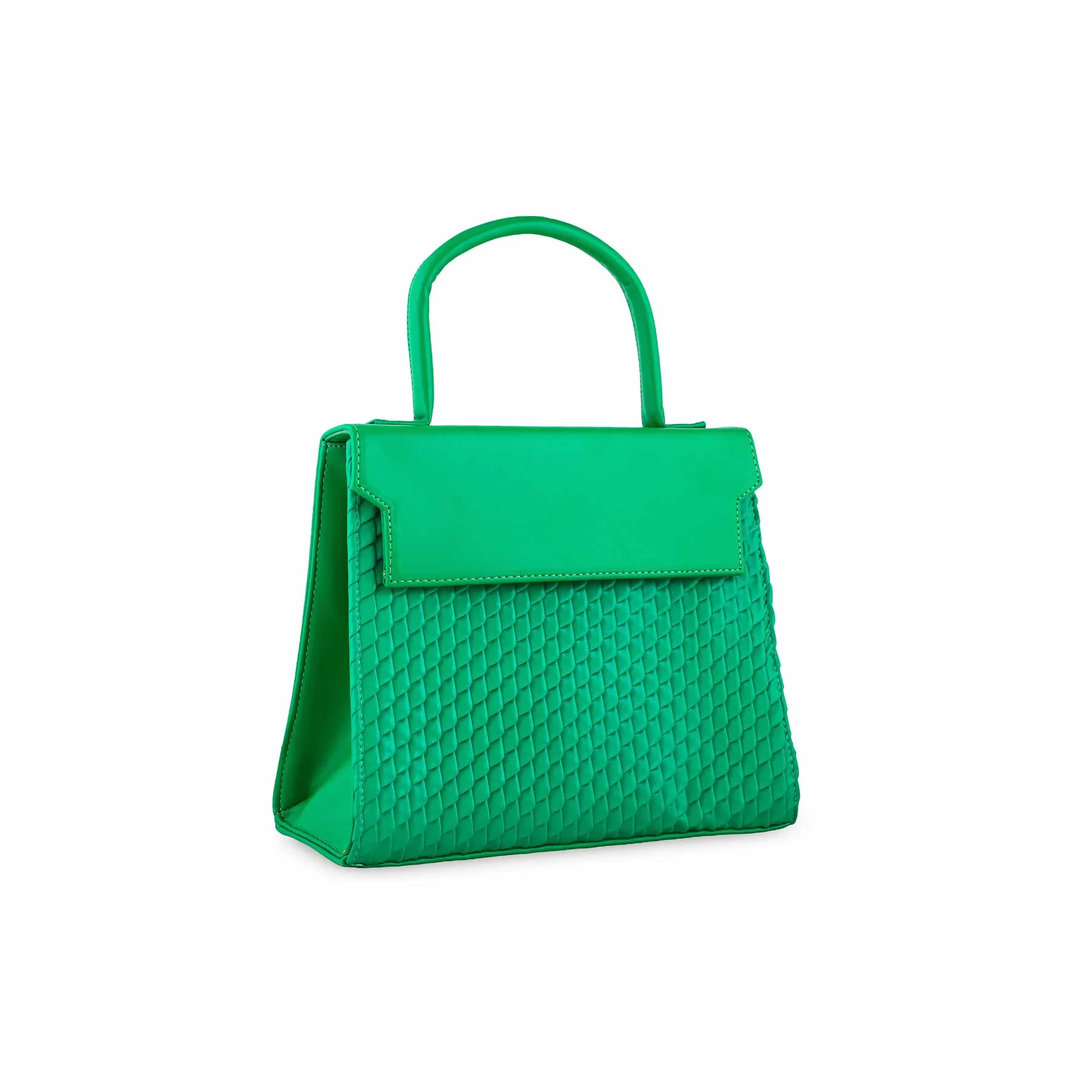 Green Casual Shoulder Bag For Women P55690 - Image 3
