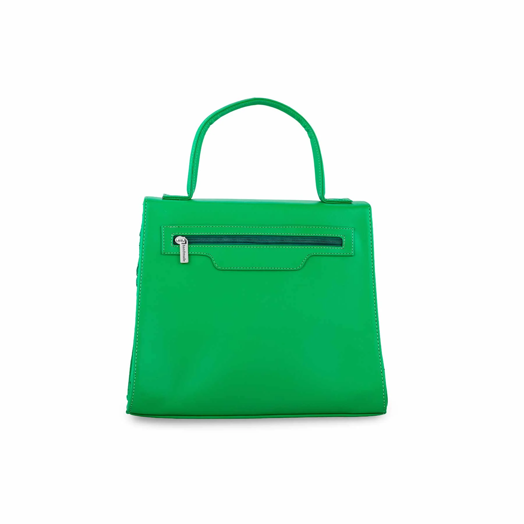 Green Casual Shoulder Bag For Women P55690 - Image 4