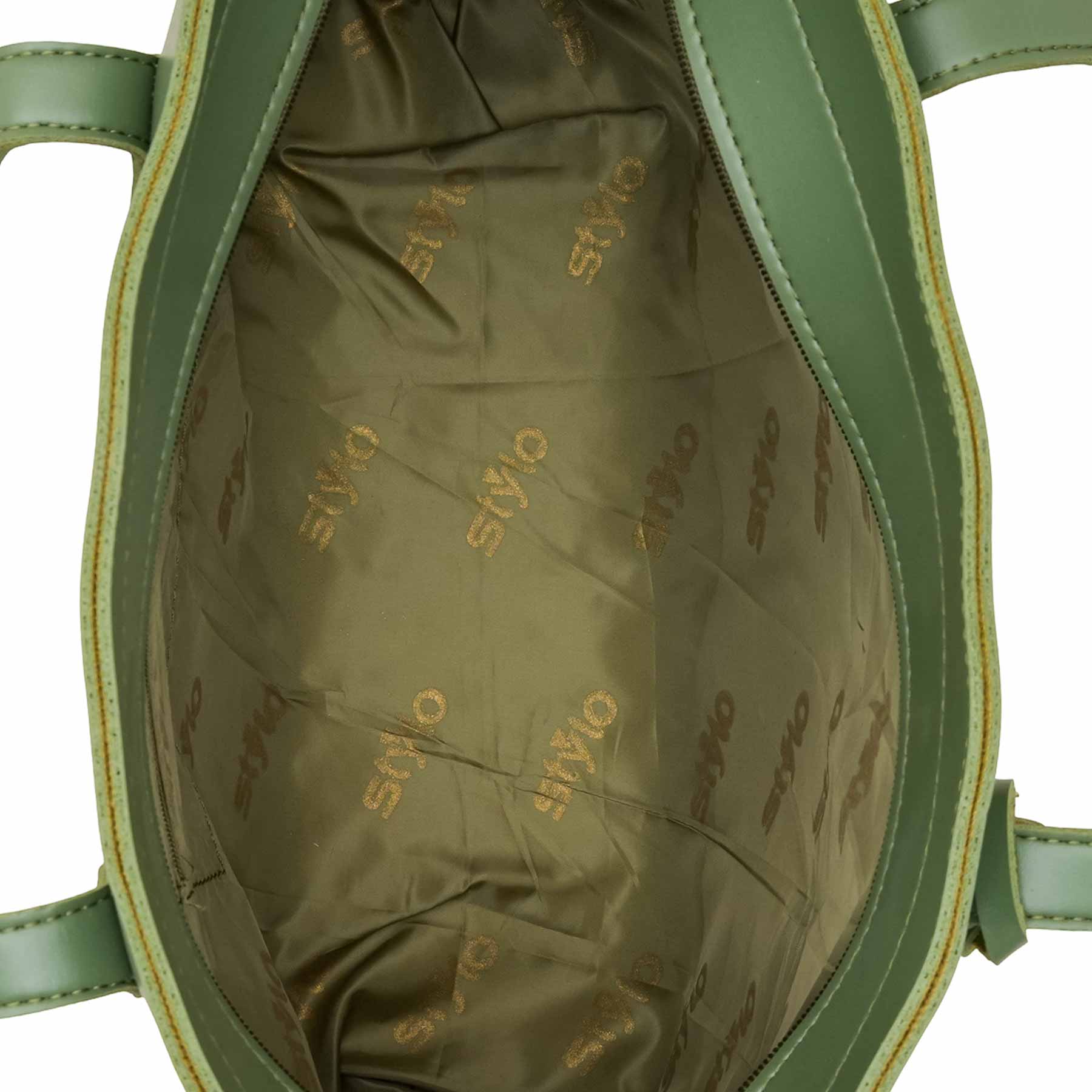 Green Casual Shoulder Bag For Women P56252 - Image 5