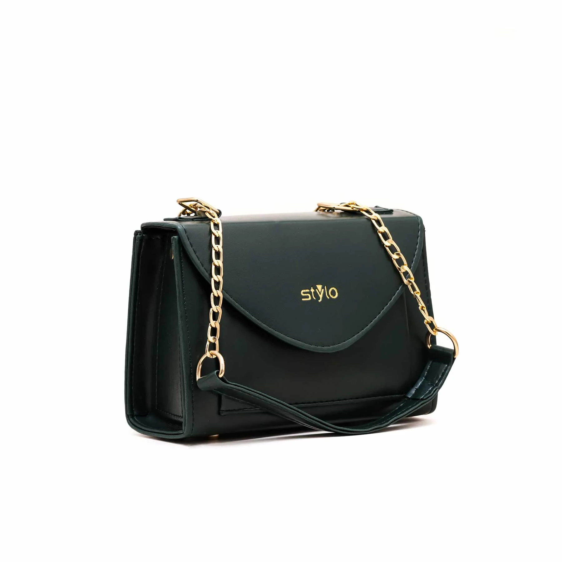 Green Casual Shoulder Bag P55382 - Image 2