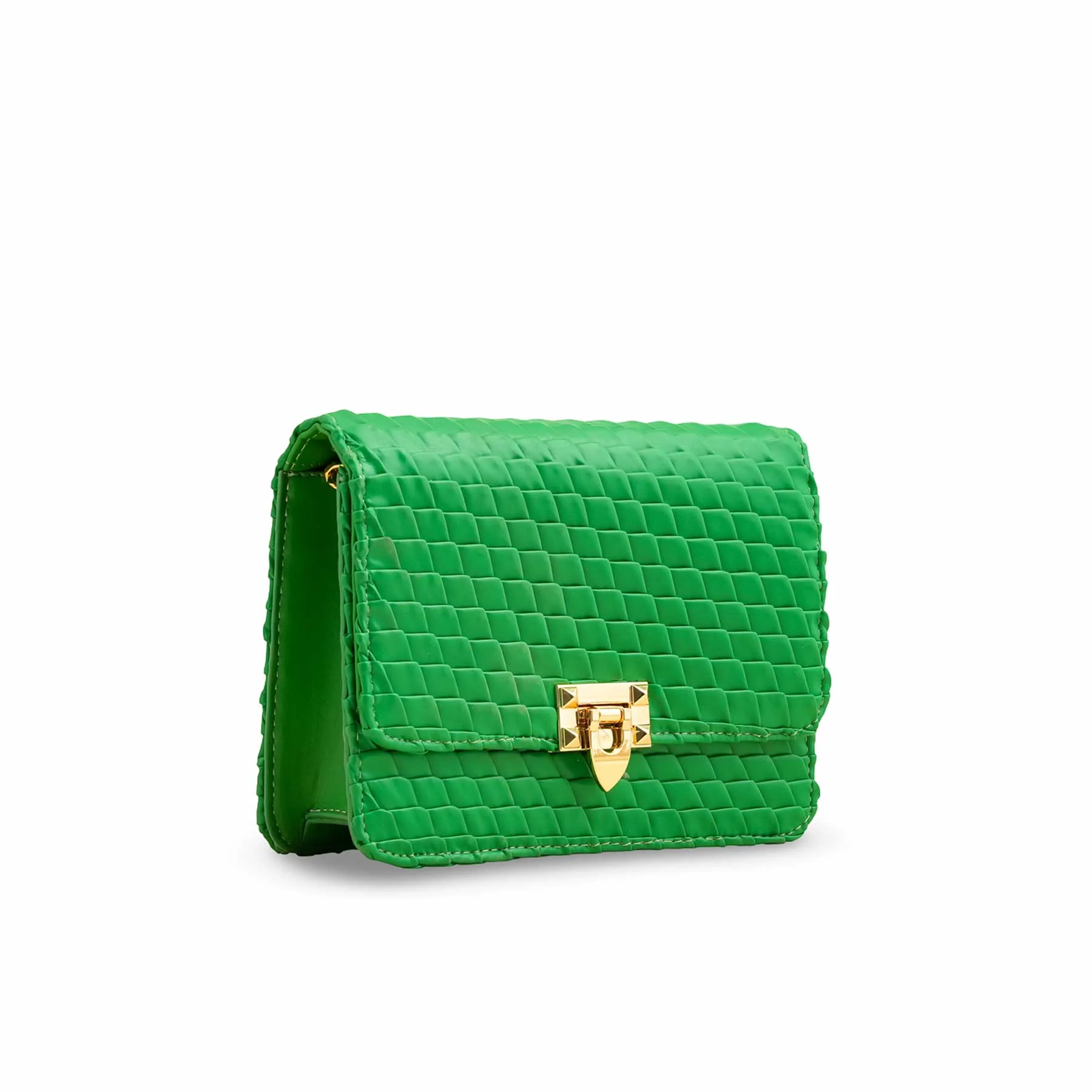 Green Casual Shoulder Bag P55660 - Image 2