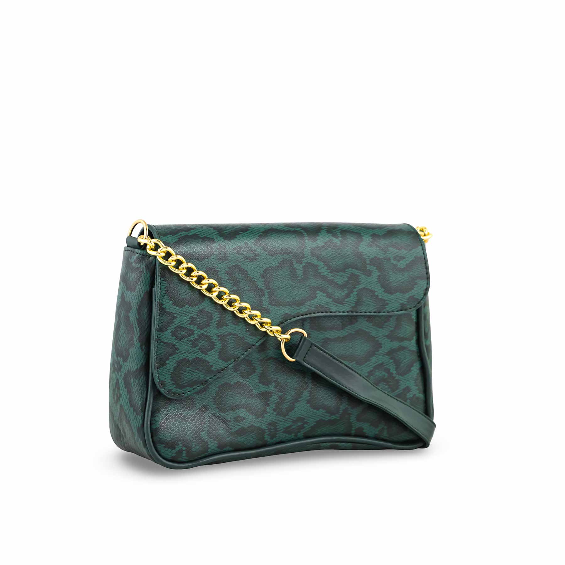 Green Casual Shoulder Bag P55701 - Image 2