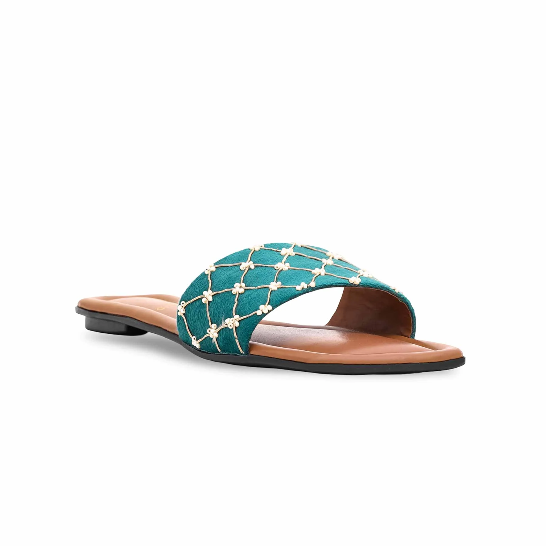 Green Casual Slipper CL1520 - Image 2