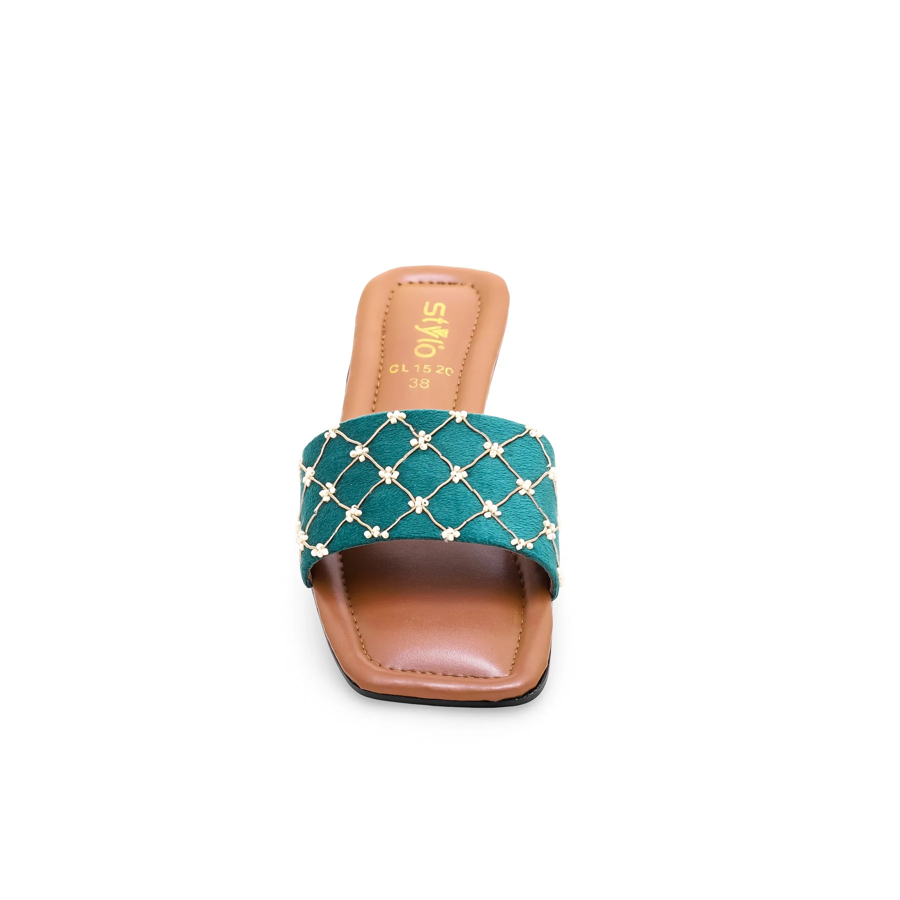 Green Casual Slipper CL1520 - Image 3