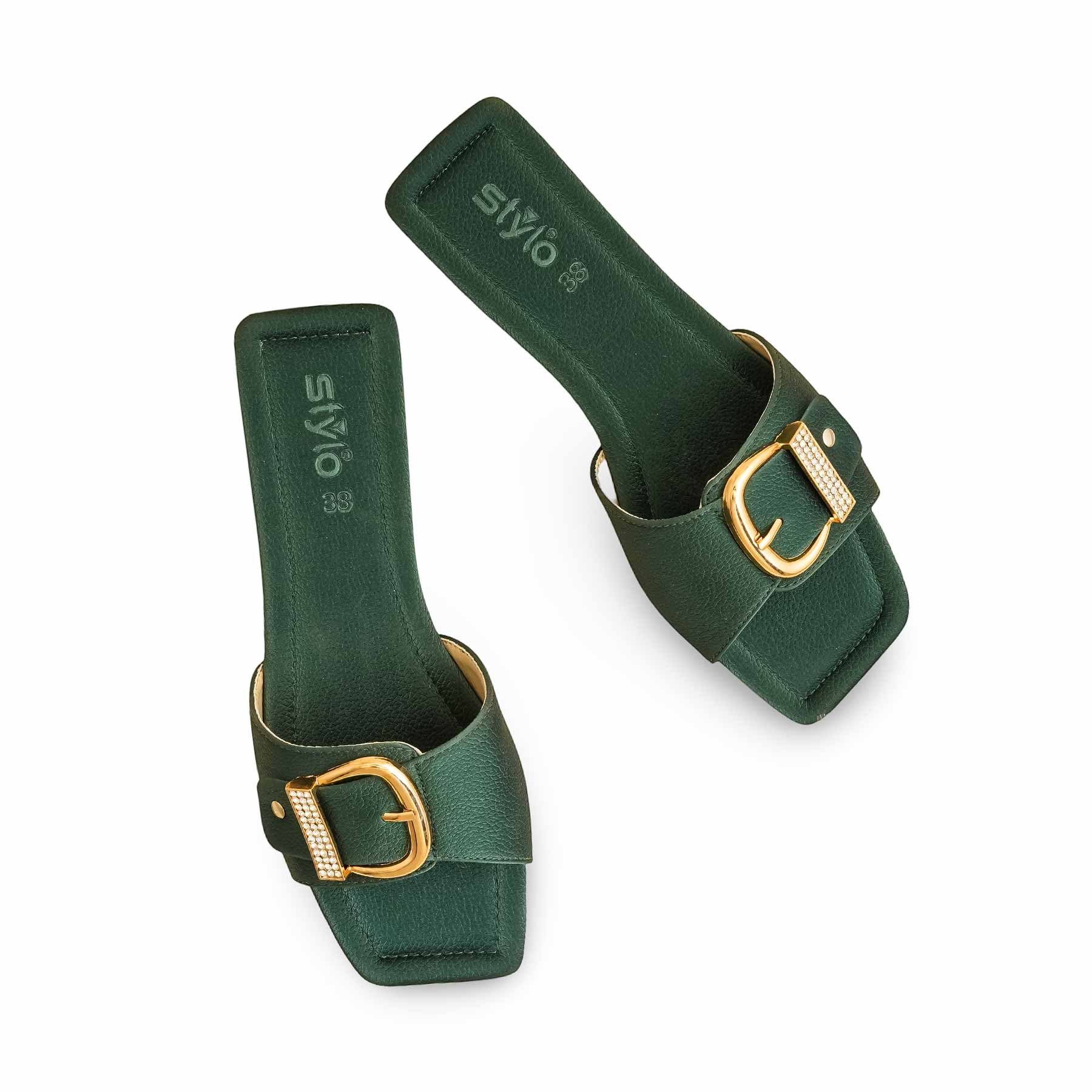 Green Casual Slipper CL2063 - Image 5