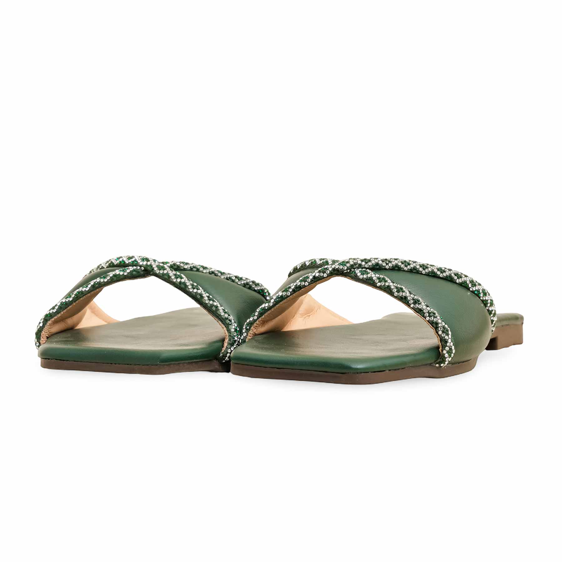 Green Casual Slipper CL2065 - Image 3
