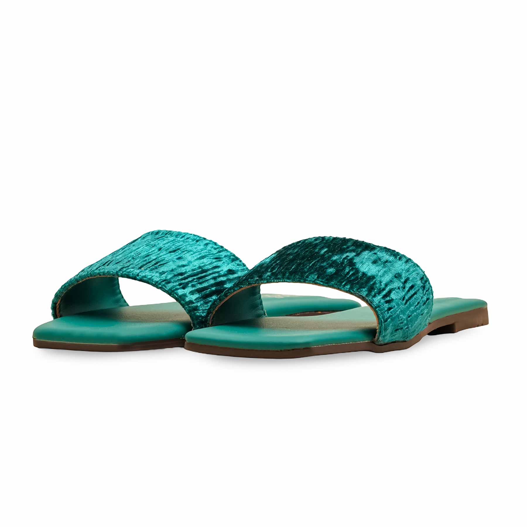 Green Casual Slipper For Women CL2127 - Image 3
