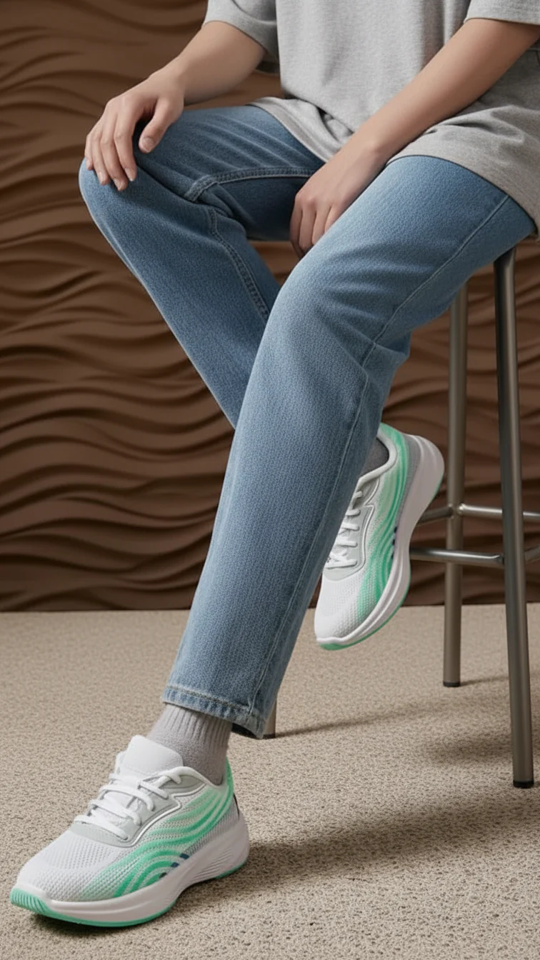 Green Casual Sneaker AT7503 - Image 2