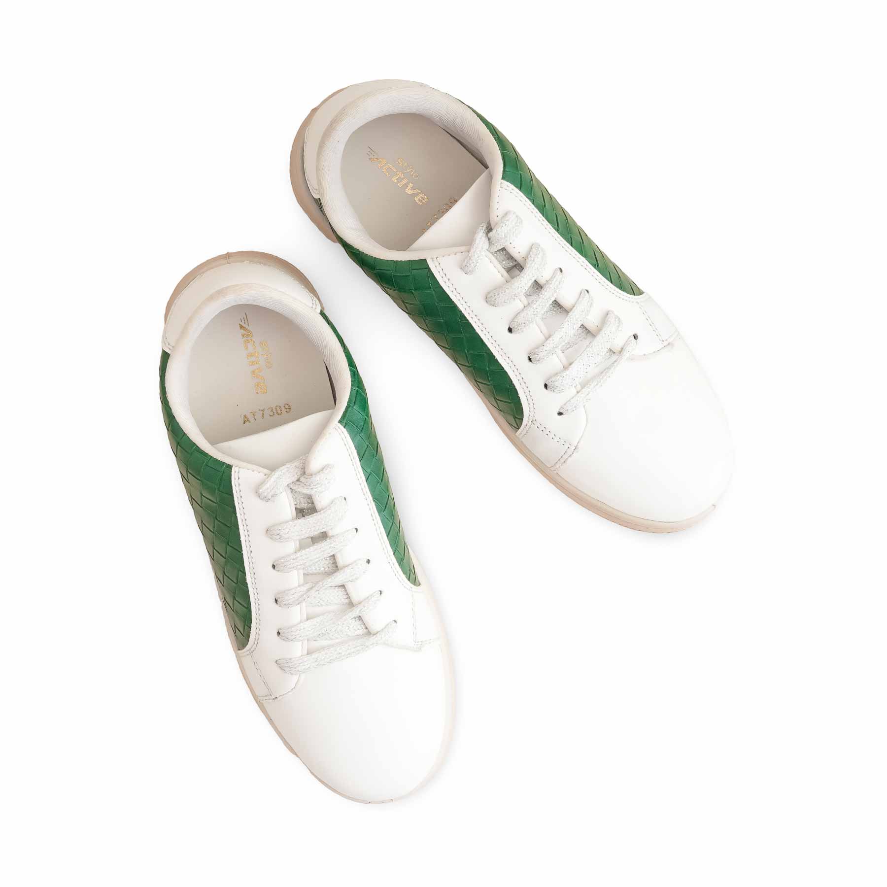 Green Casual Sneaker For Ladies AT7309 - Image 4