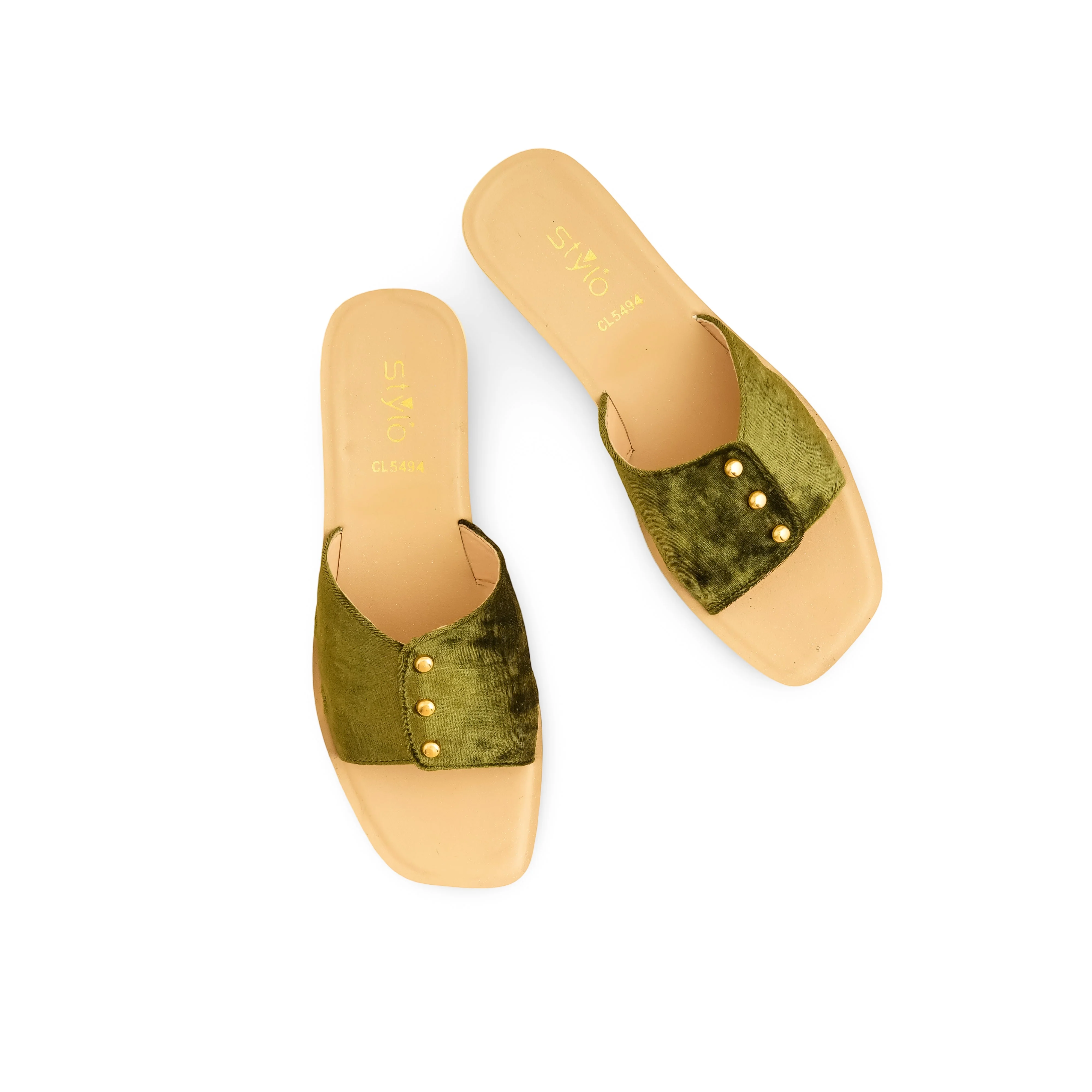 Green Casual Softy For Women CL5494 - Image 5