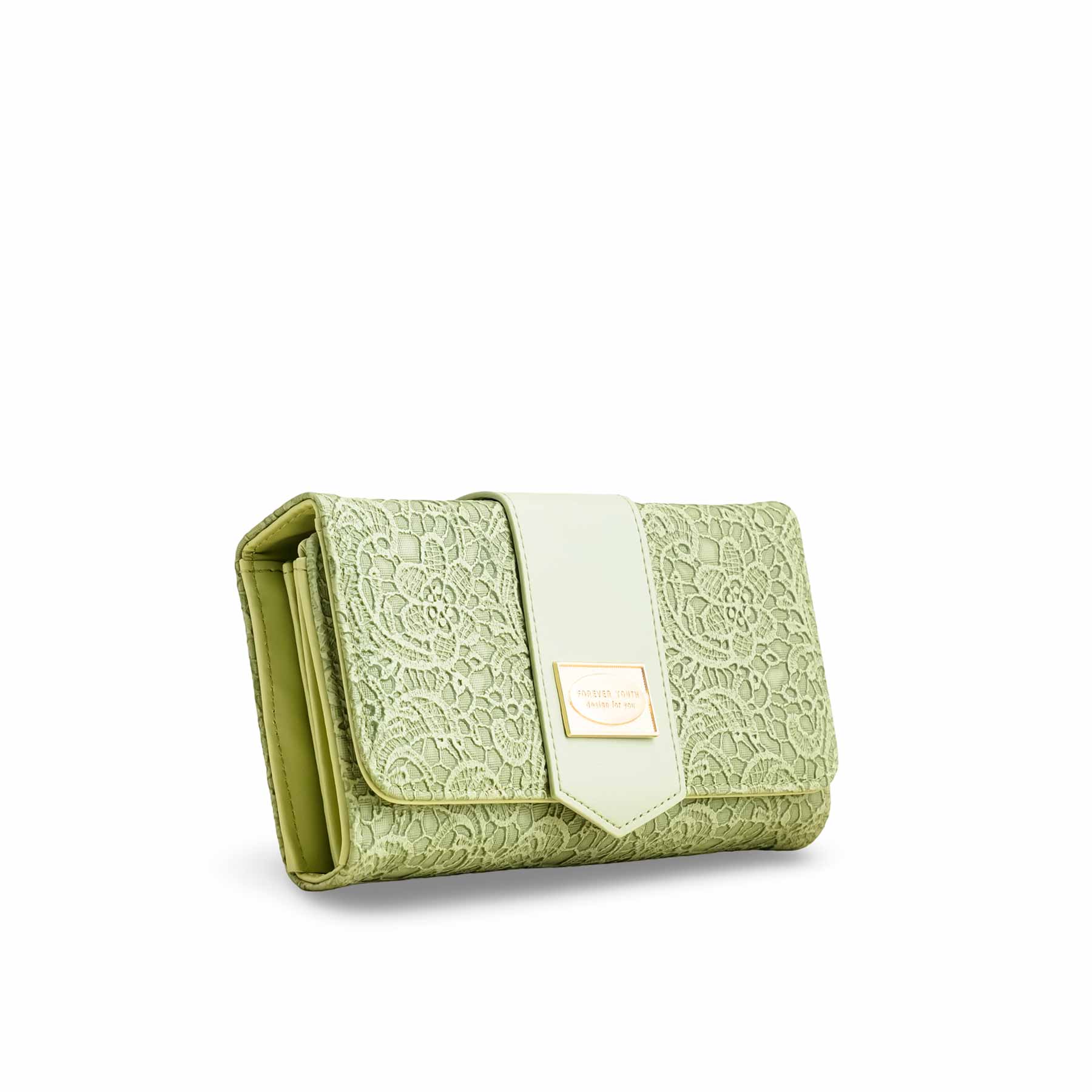 Green Casual Wallet For Women P70977 - Image 3