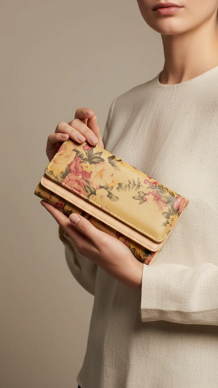 Green Casual Wallet For Women P71141