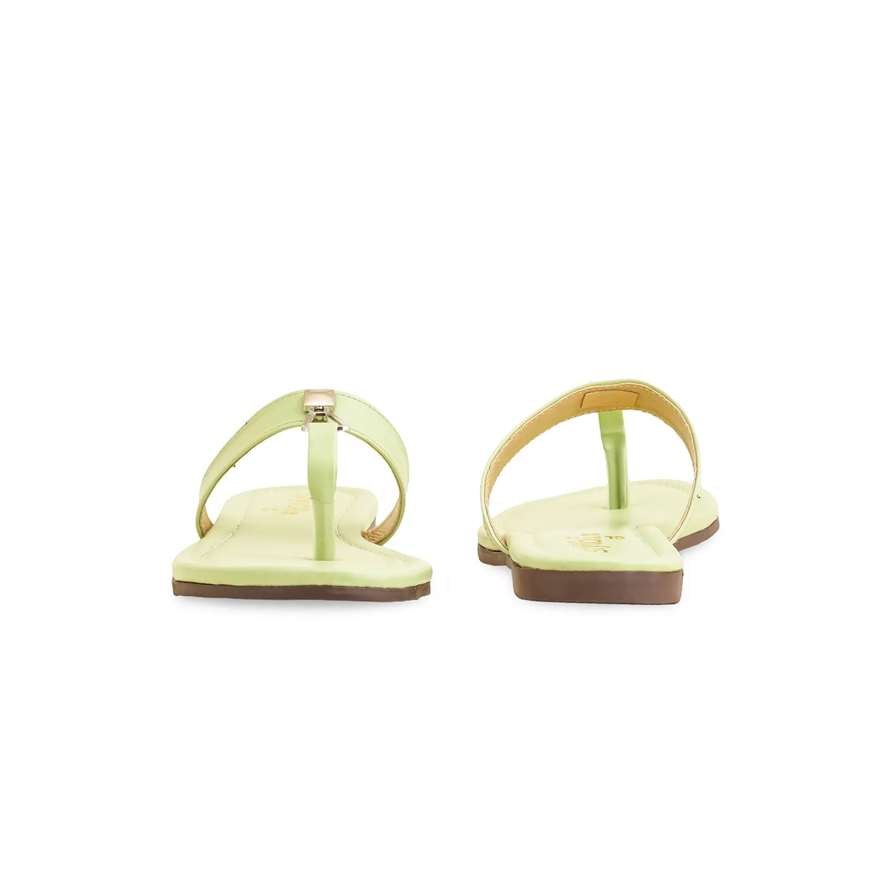Green Casual Women Chappal CL2082 - Image 4