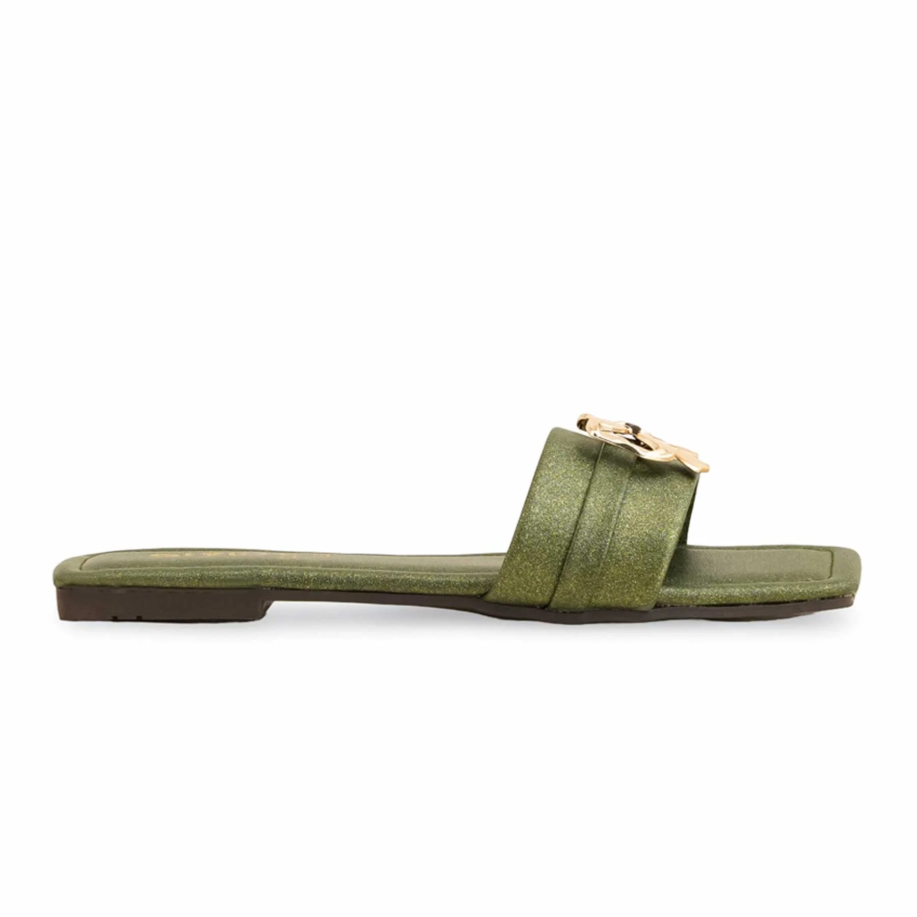 Green Casual Women Slipper CL1970 - Image 2