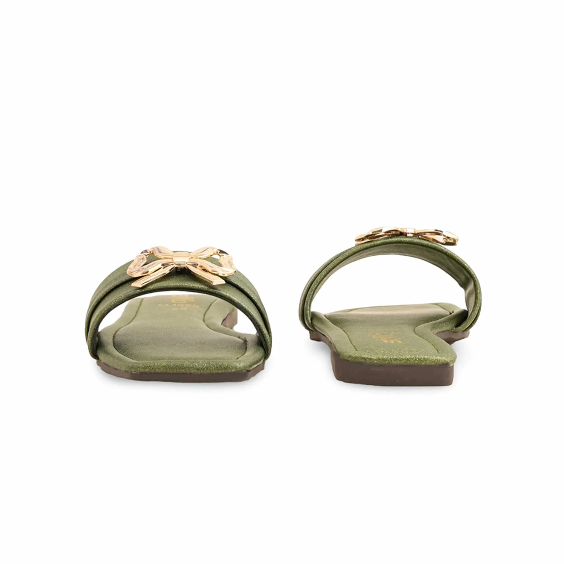 Green Casual Women Slipper CL1970 - Image 4