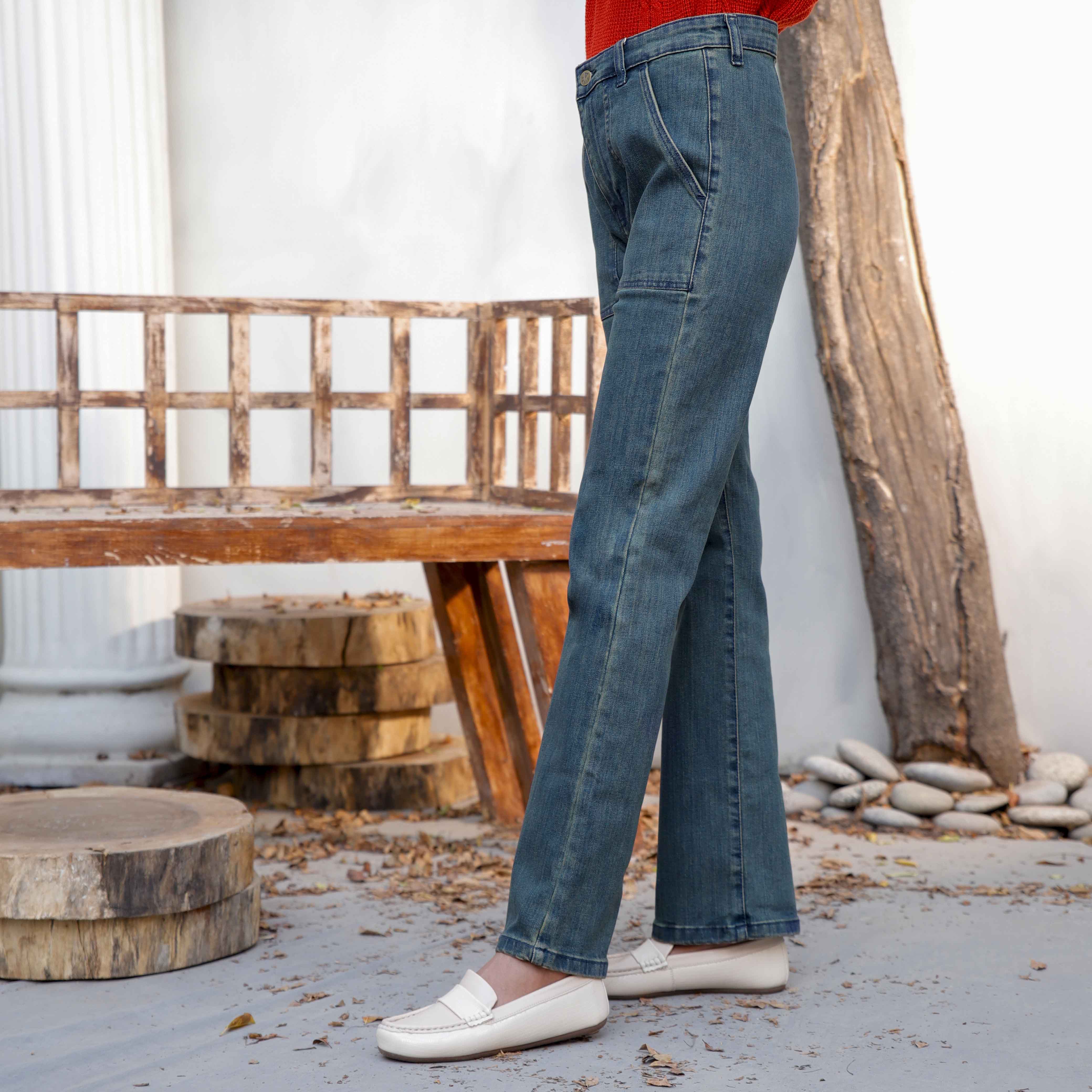 Green Denim pant PS9523 - Image 3