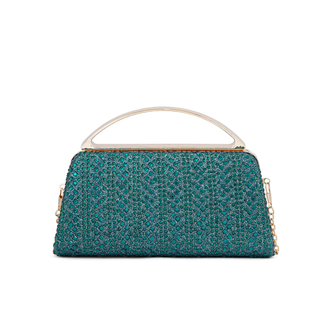Green Fancy Clutch P24188 - Image 4