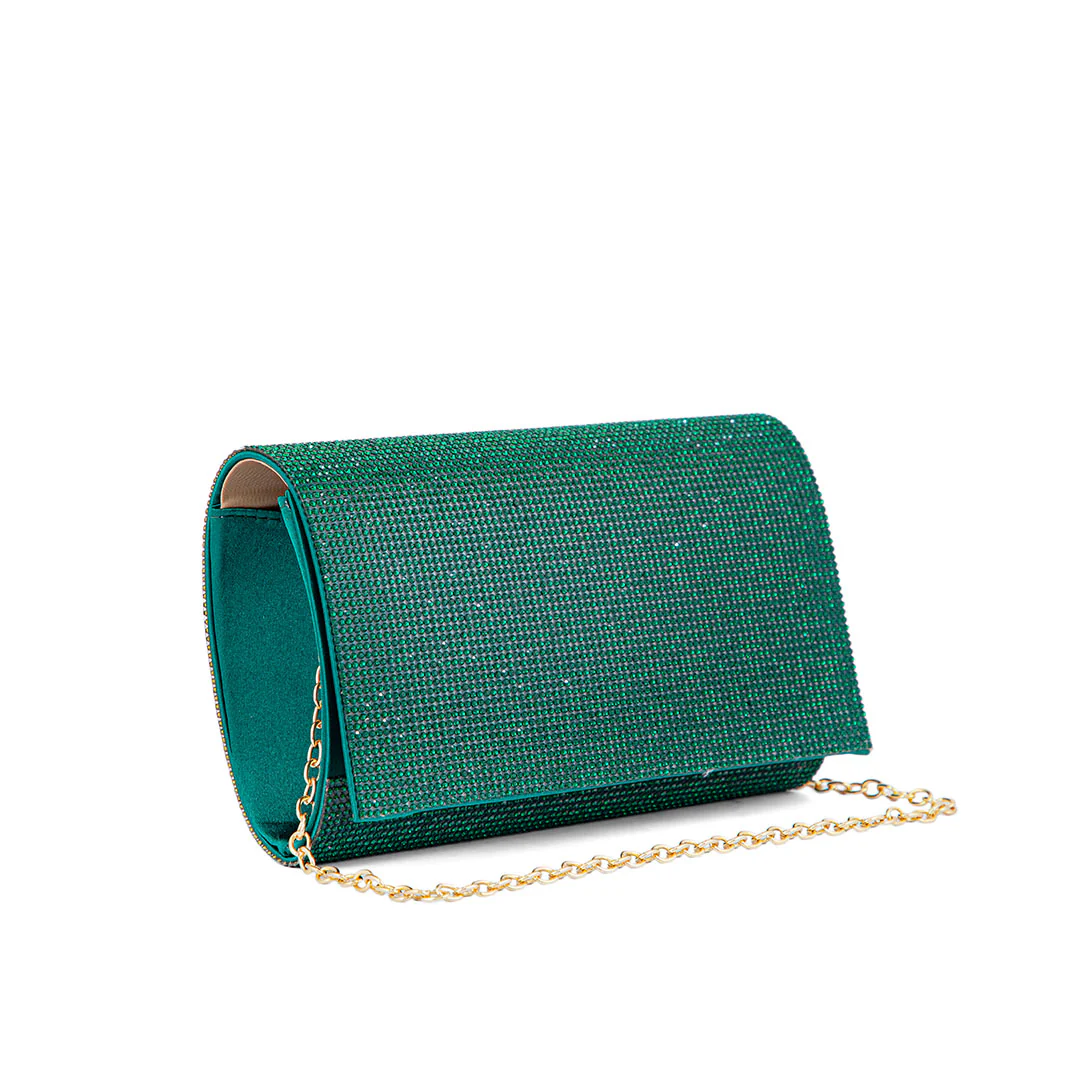 Green Fancy Clutch P24327 - Image 2