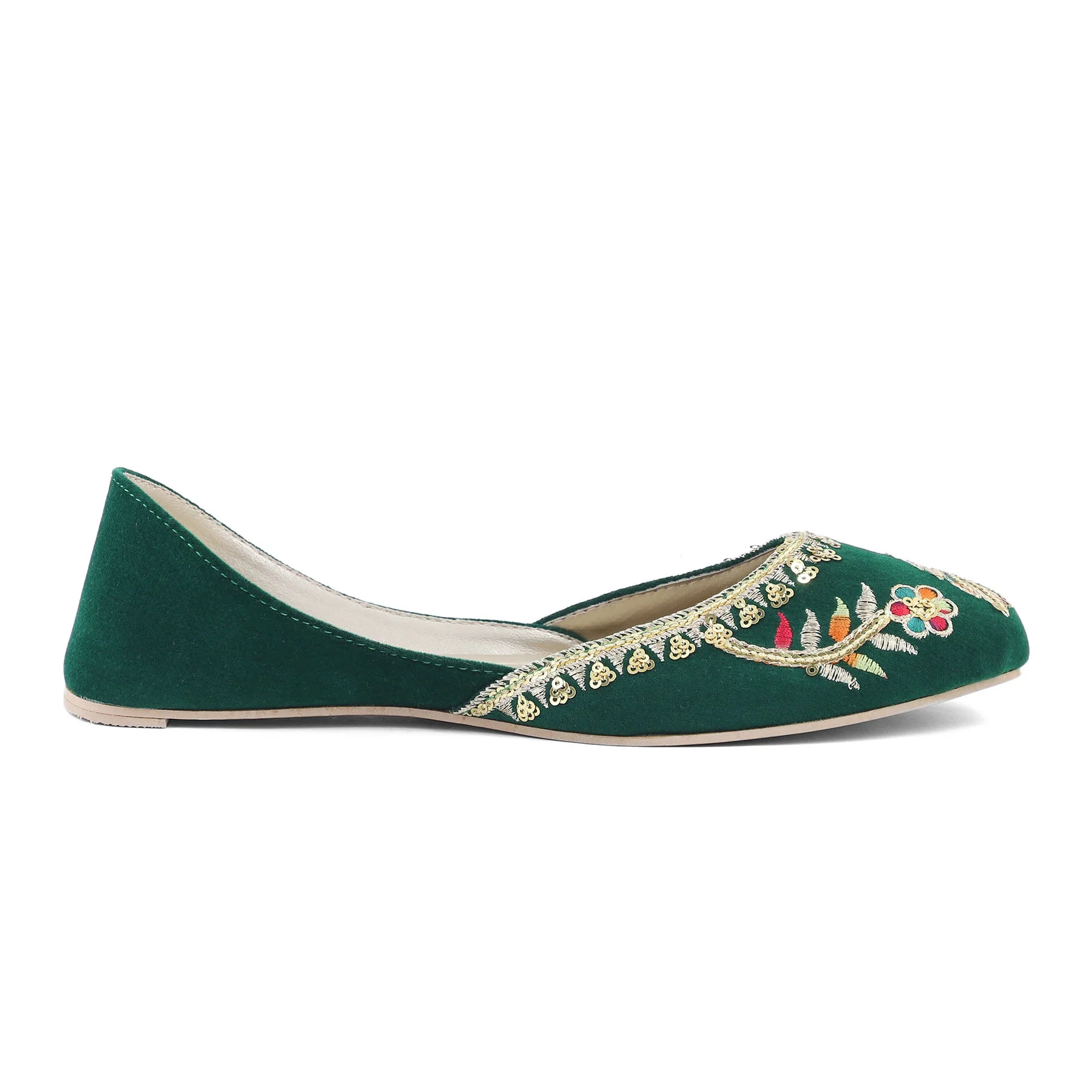 Green Fancy Khussa EC8439