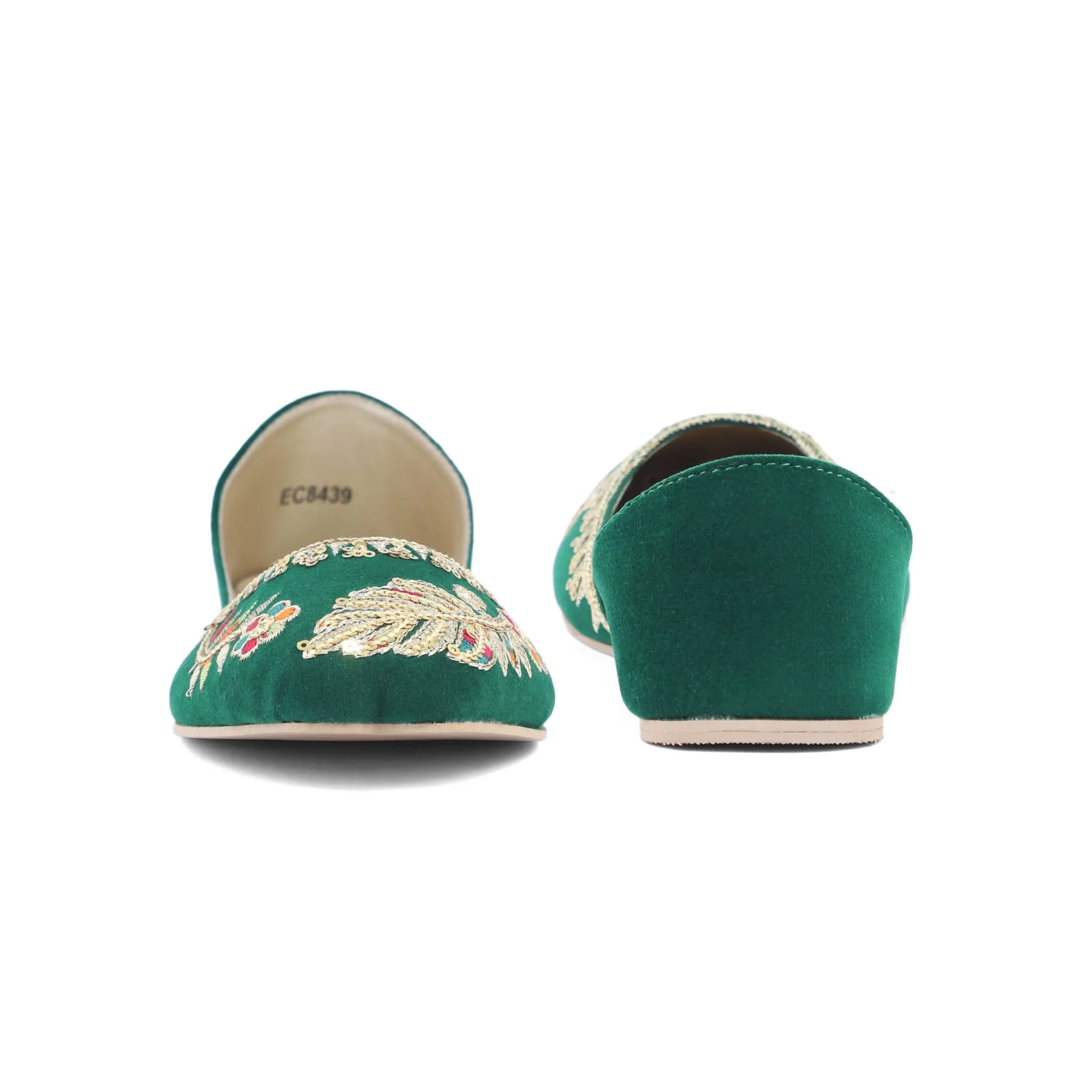 Green Fancy Khussa EC8439 - Image 3