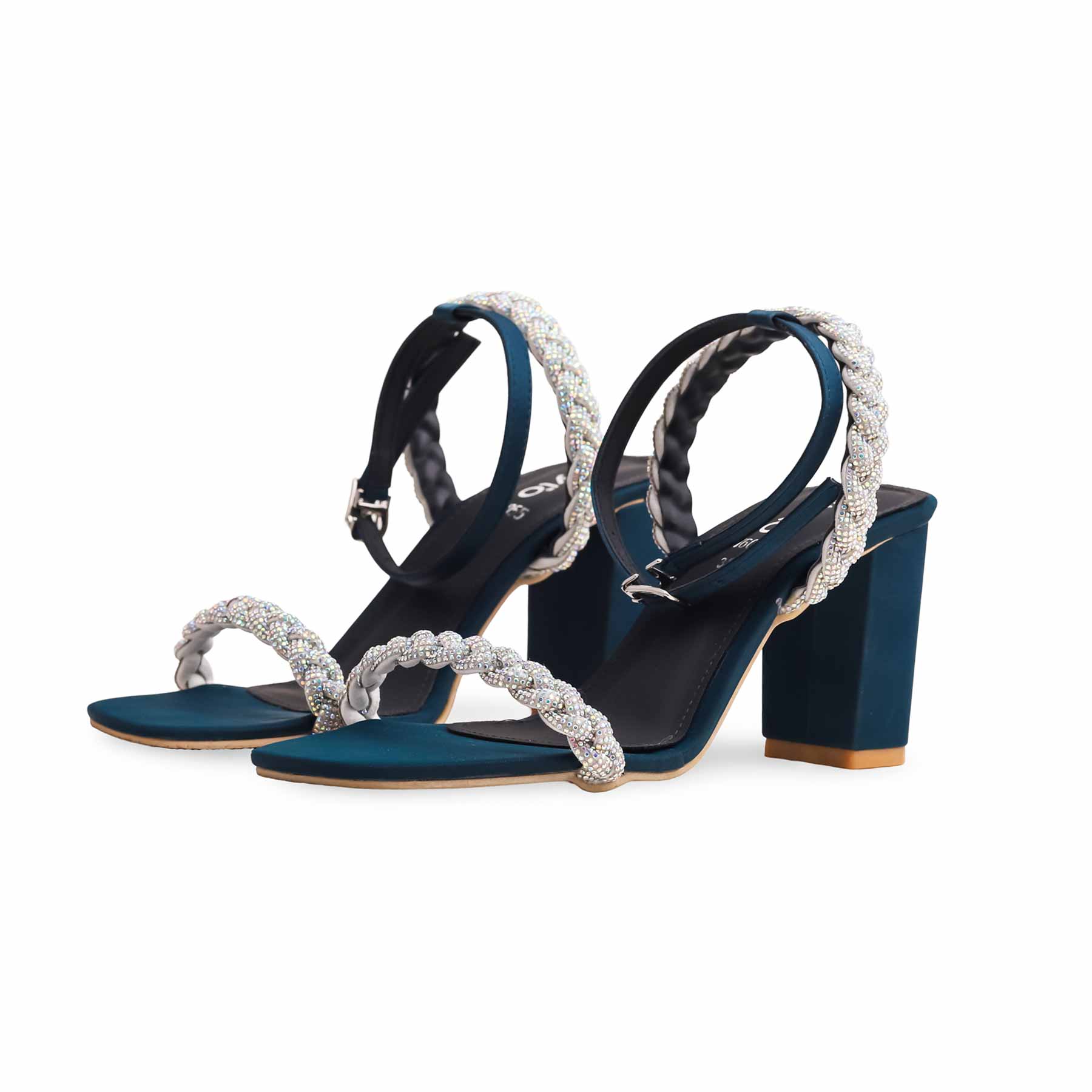 Green Fancy Sandal FN6055 - Image 3