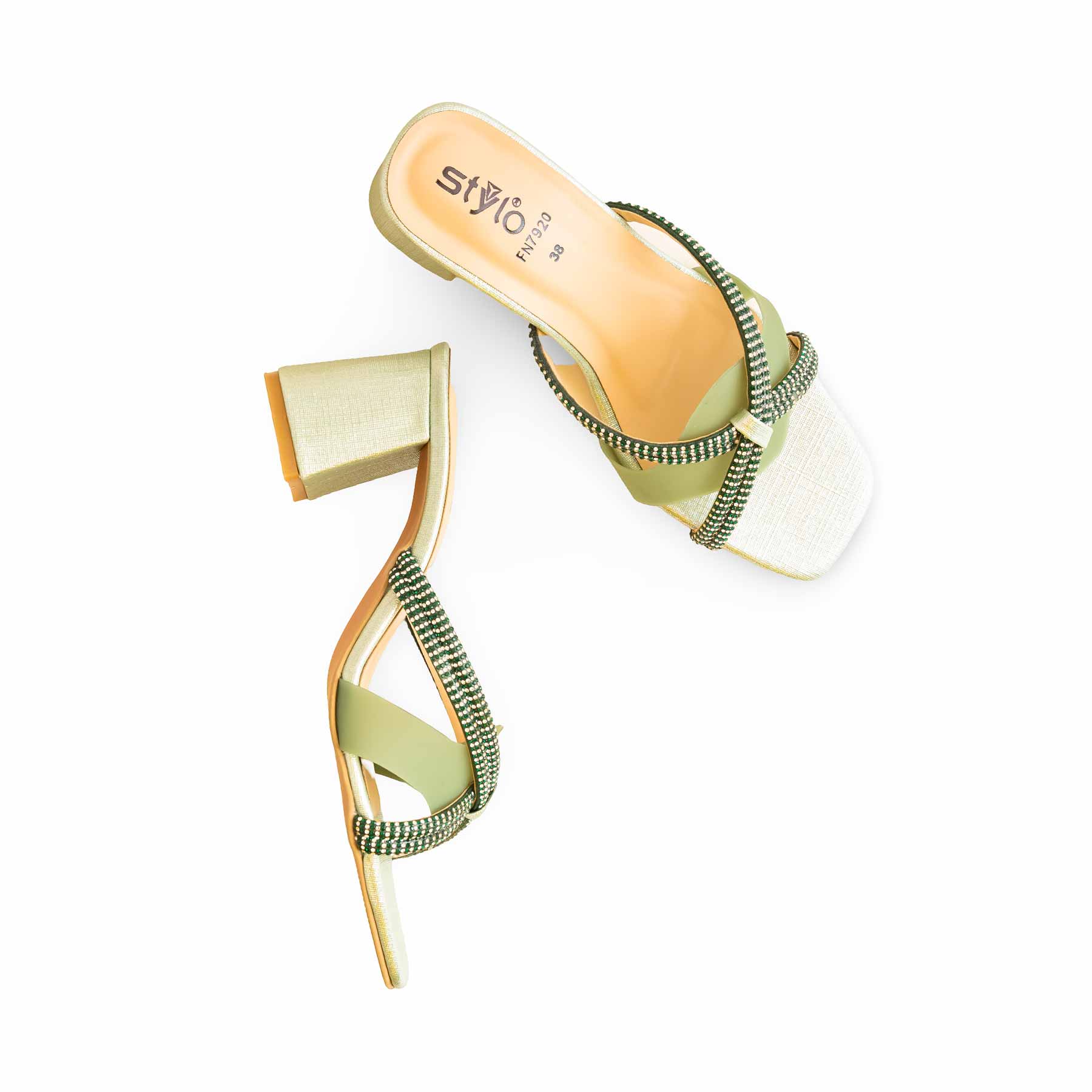 Green Fancy Slipper FN7920 - Image 5