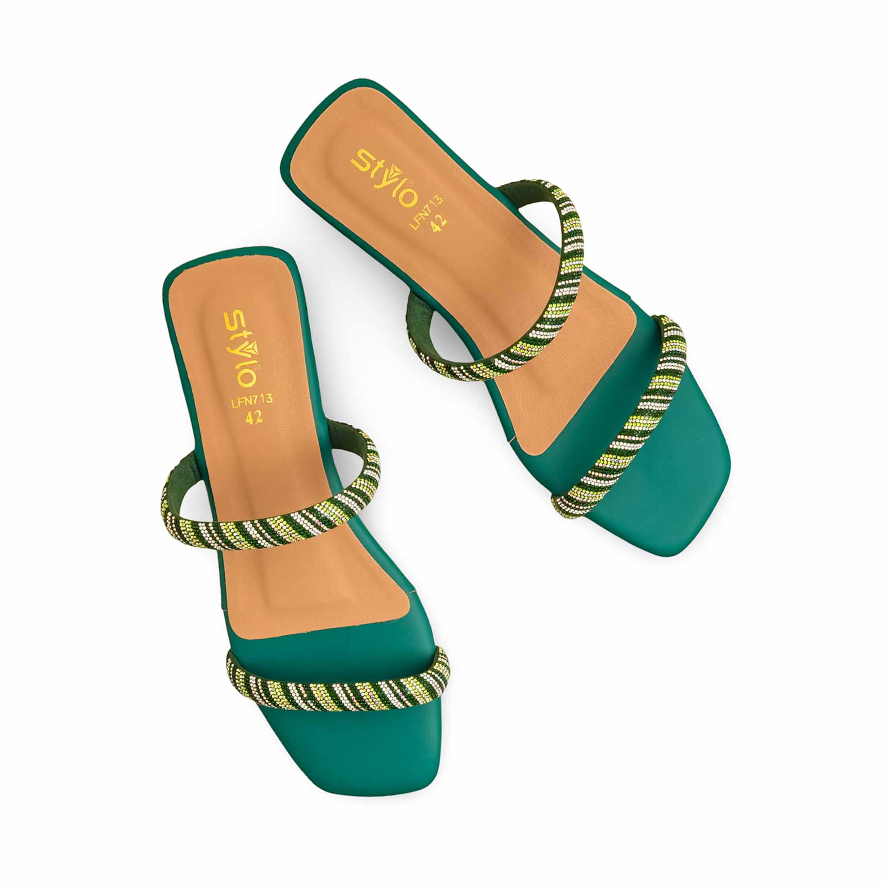 Green Fancy Slipper LFN713 - Image 5