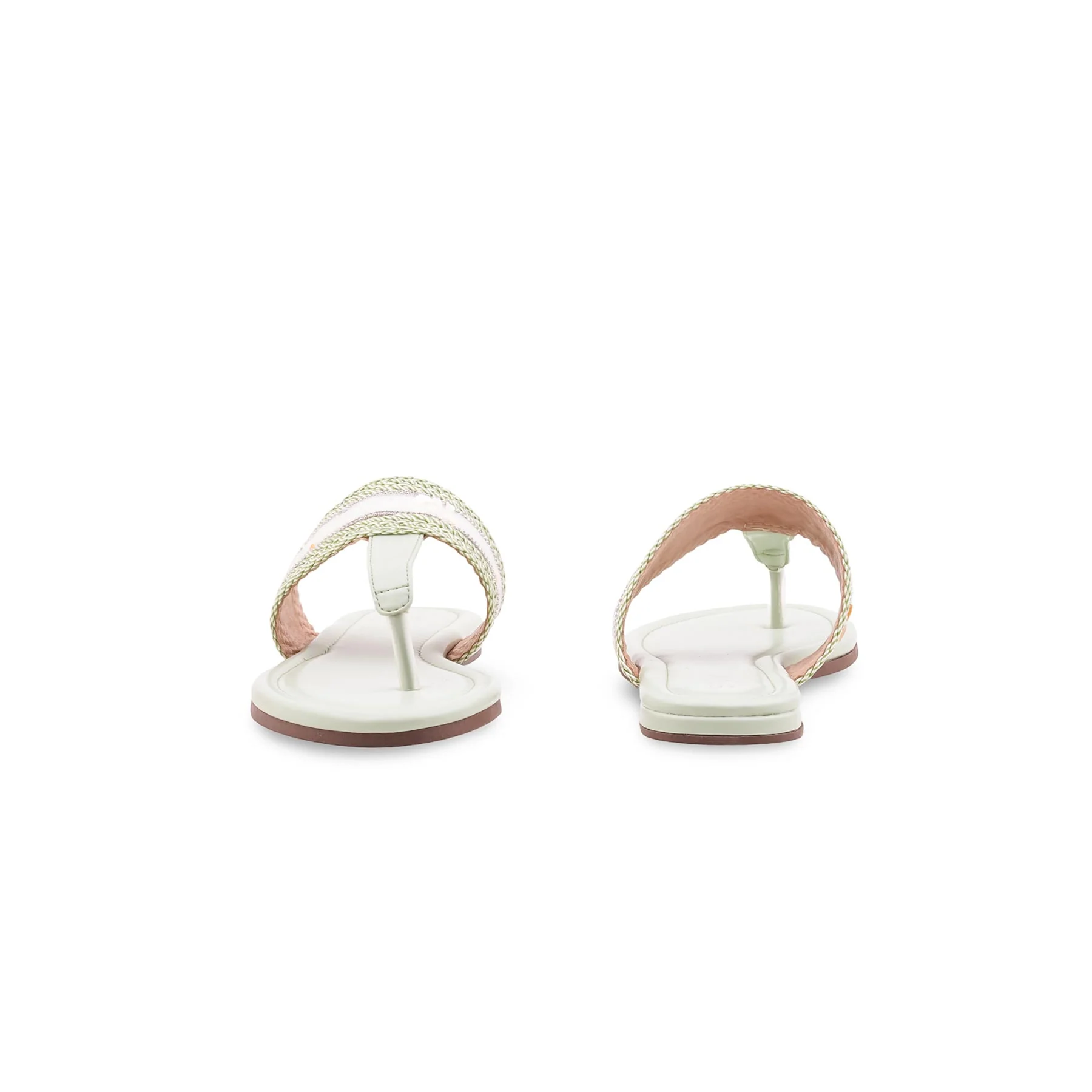 Green Formal Chappal For Women FR0573 - Image 4