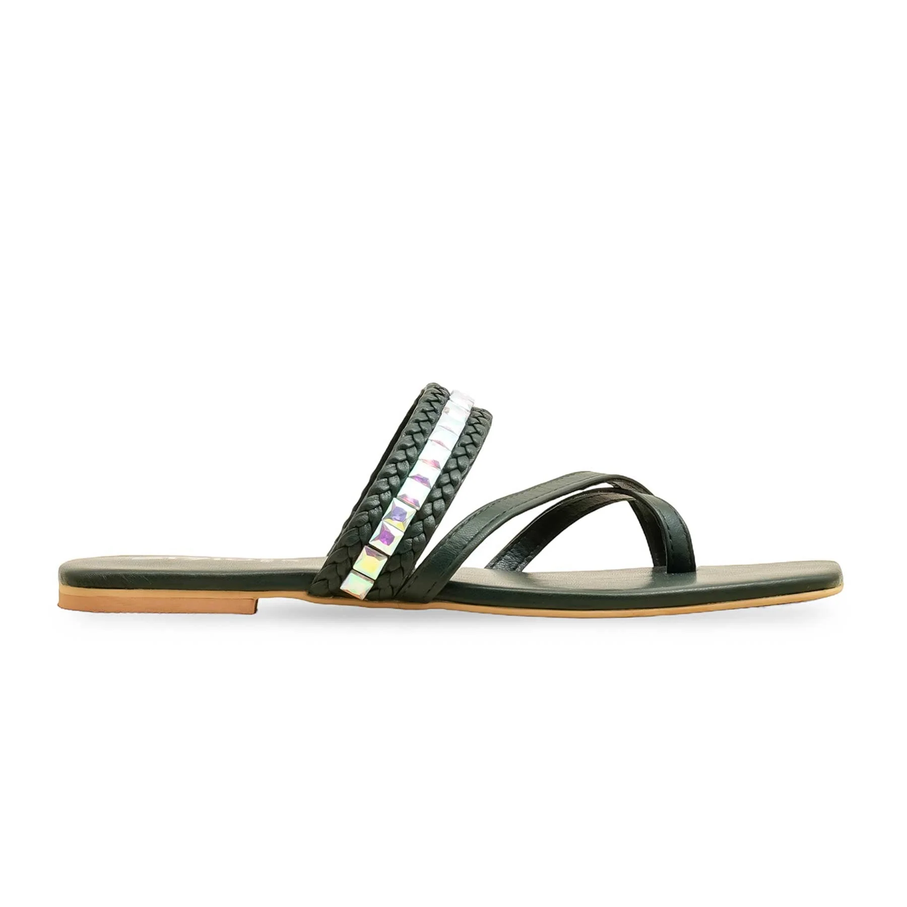 Green Formal Chappal FR0571 - Image 2
