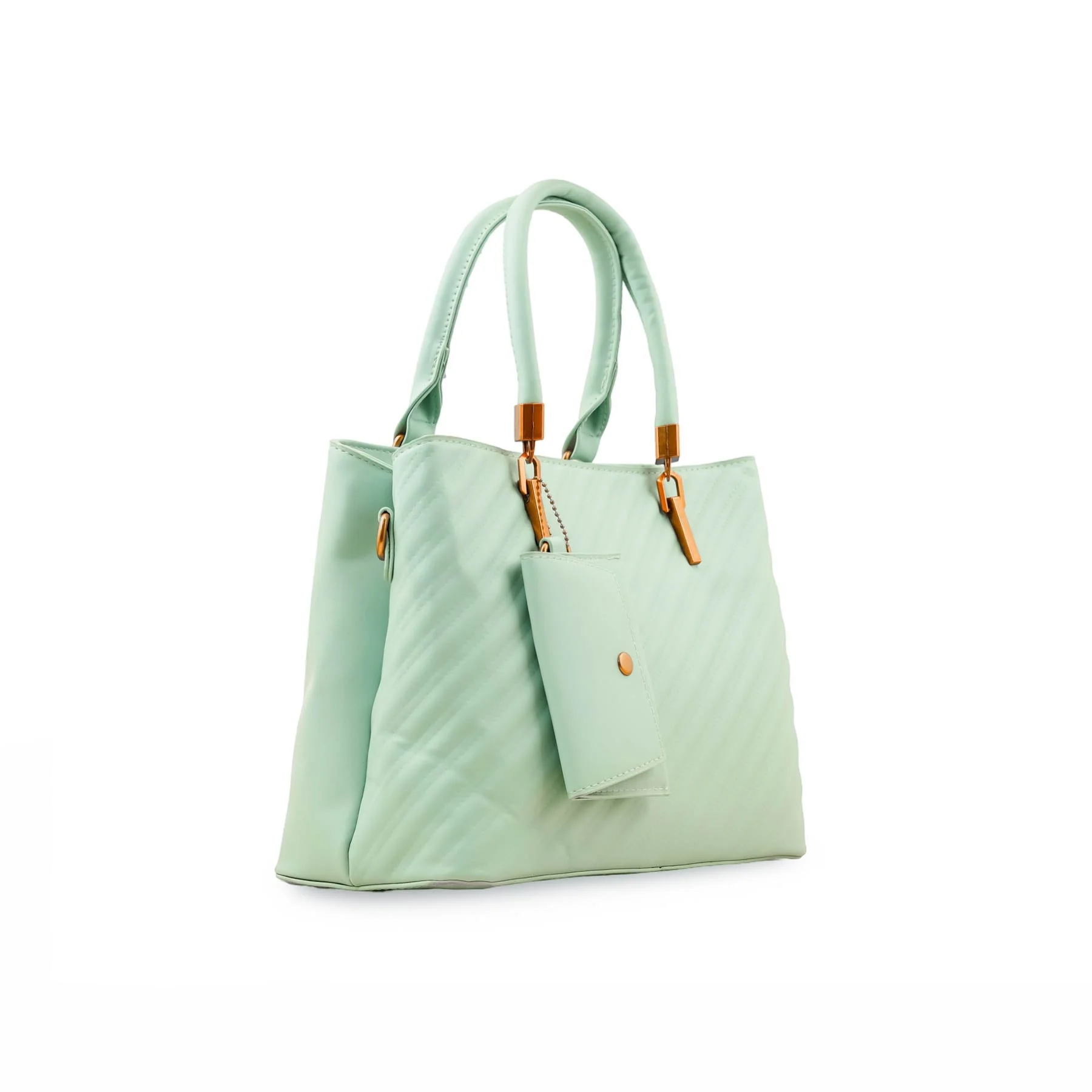 Green Formal Hand Bag For Ladies P36153 - Image 3