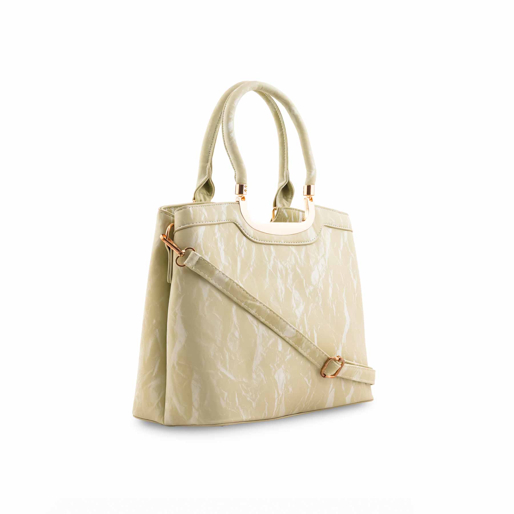 Green Formal Hand Bag For Ladies P36454 - Image 3