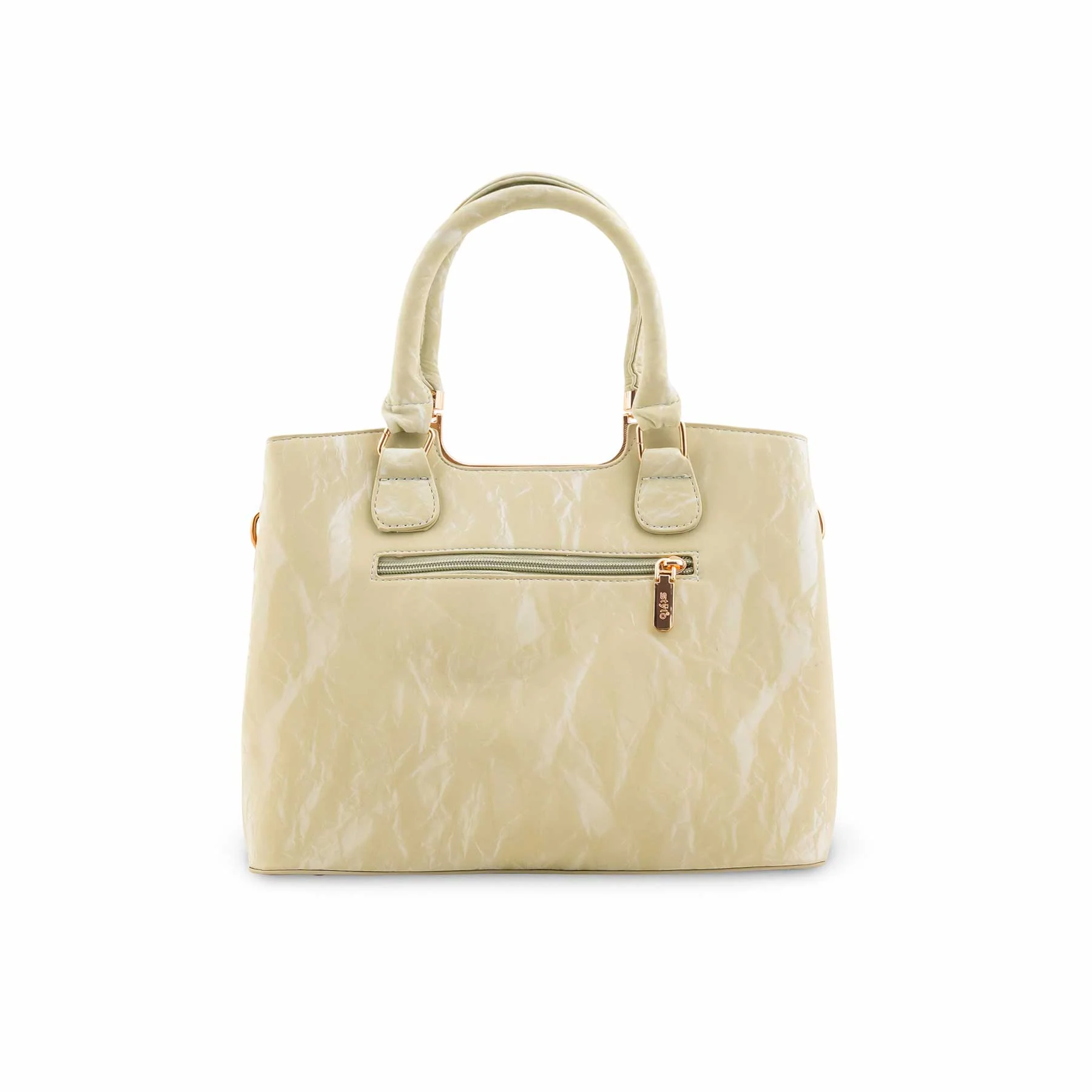 Green Formal Hand Bag For Ladies P36454 - Image 4