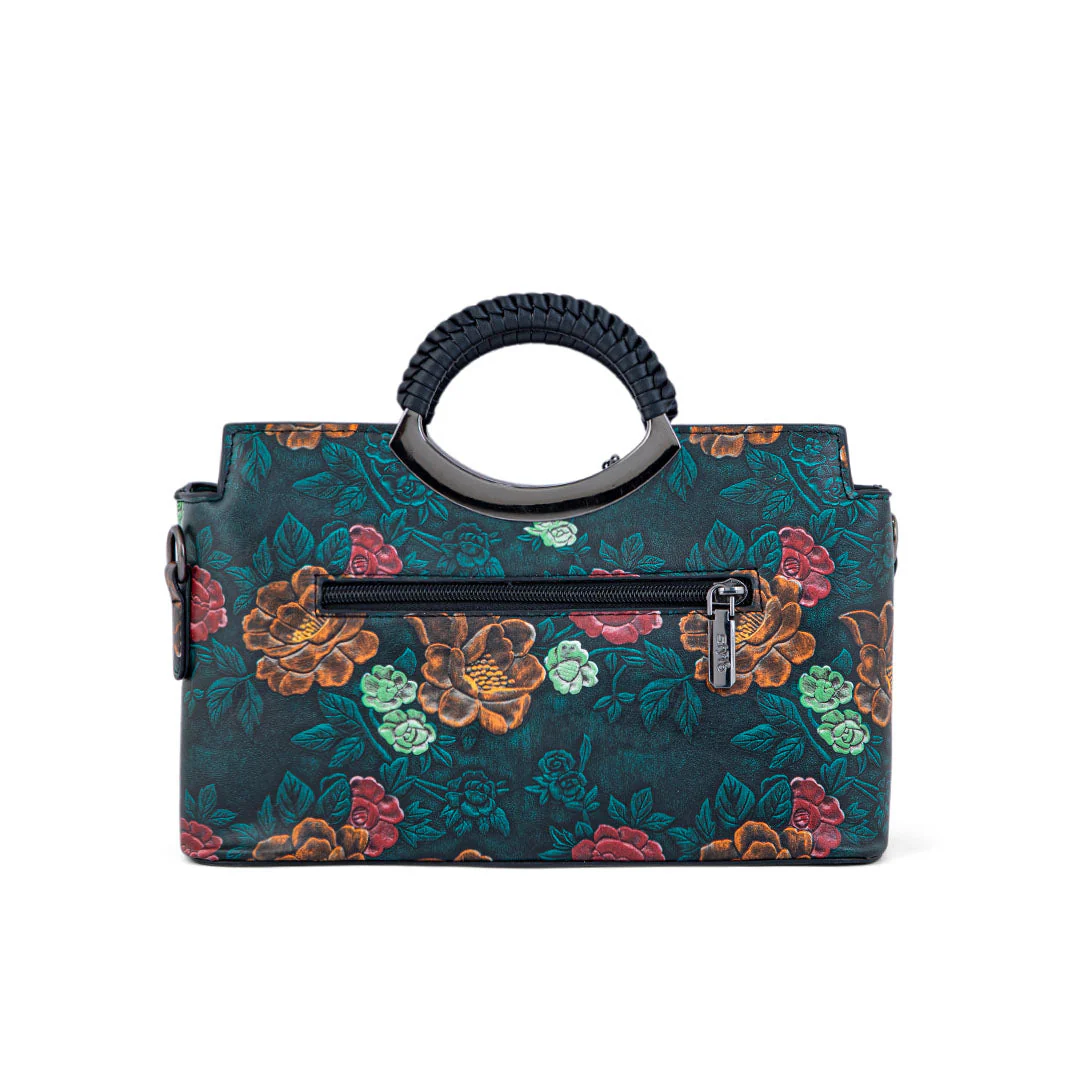 Green Formal Hand Bag For Women P36168 - Image 3