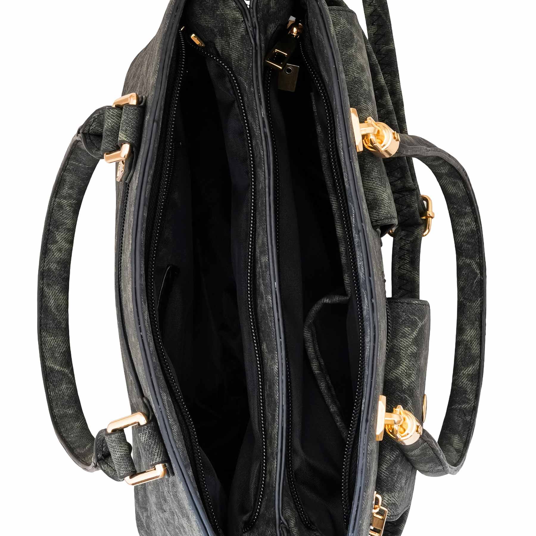 Green Formal Hand Bag For Women P55850 - Image 5