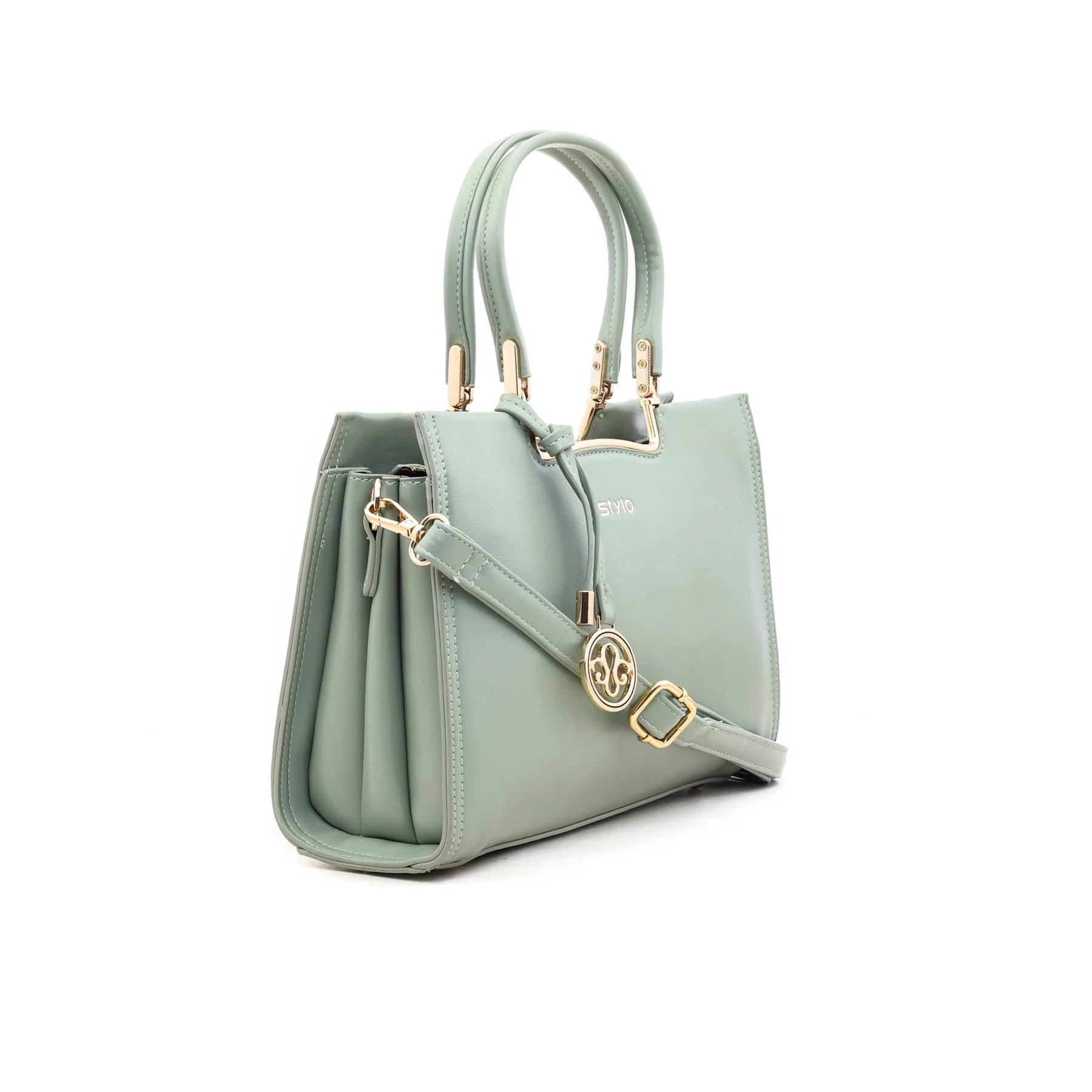 Green Formal Hand Bag P35241 - Image 2