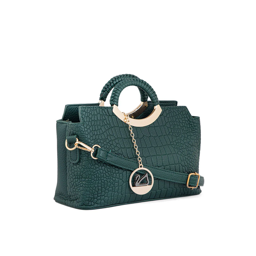 Green Formal Hand Bag P36163 - Image 2