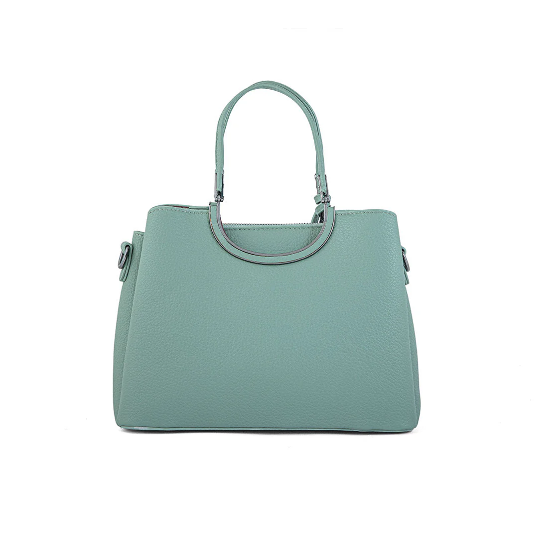 Green Formal Hand Bag P36292 - Image 3