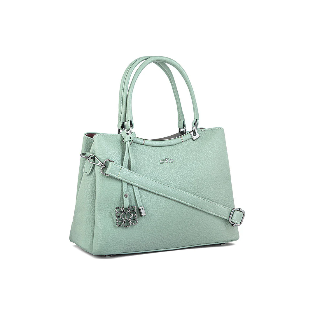 Green Formal Hand Bag P36294 - Image 3
