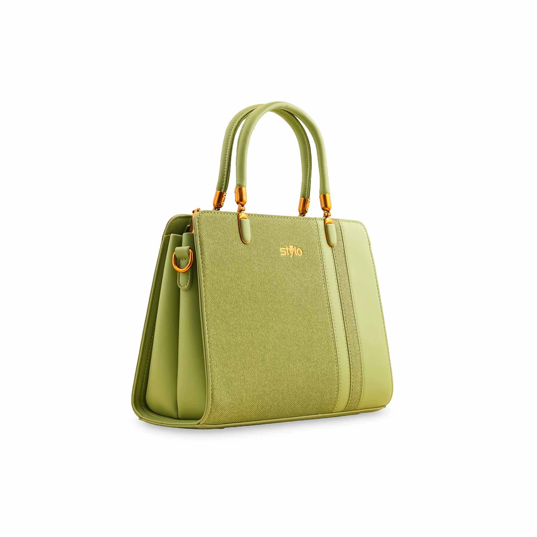 Green Formal Hand Bag P36371 - Image 3