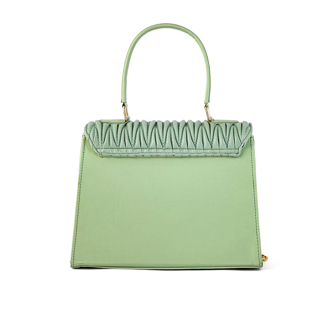 Green Formal Hand Bag P55629 - Image 3