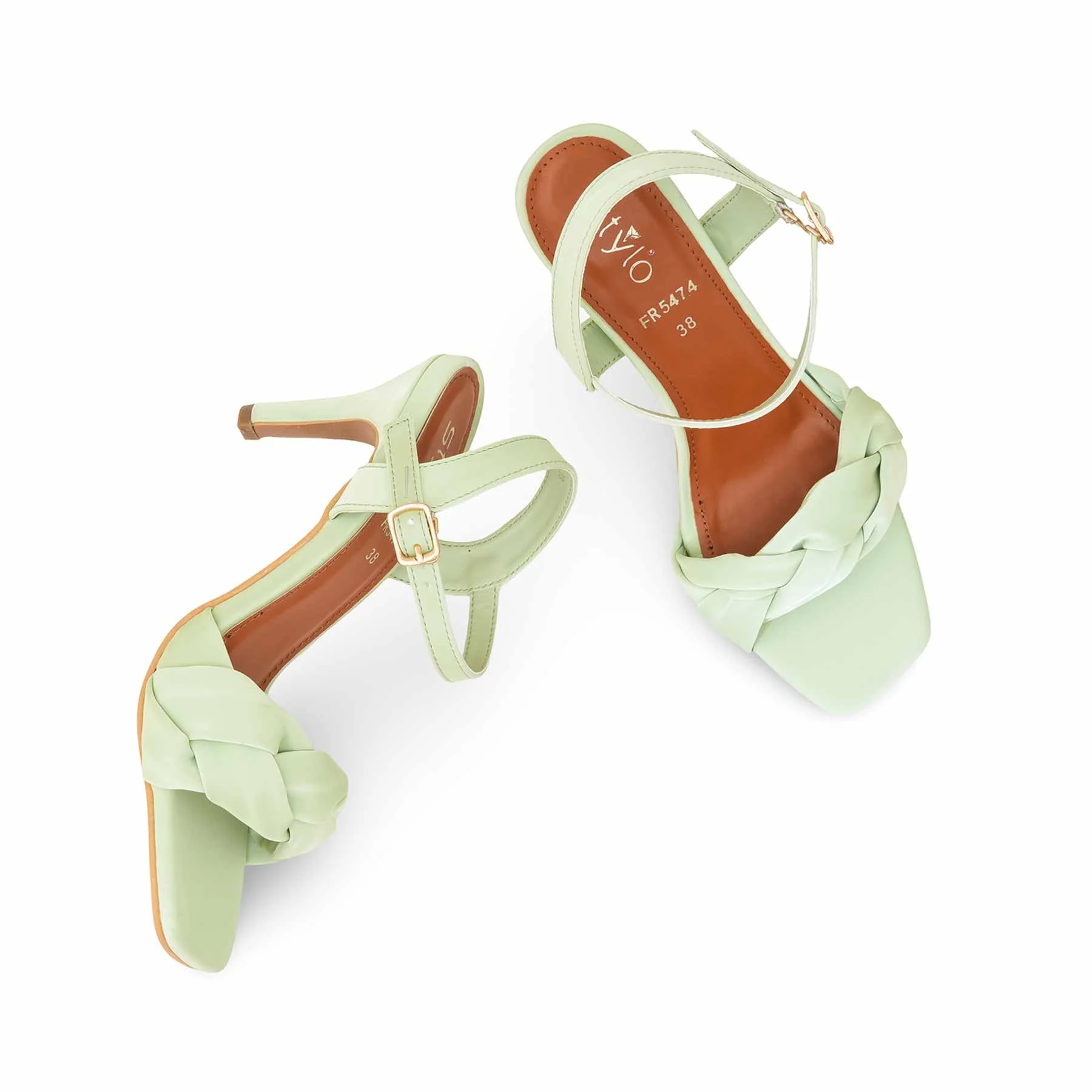 Green Formal Sandal For Women FR5474 - Image 5