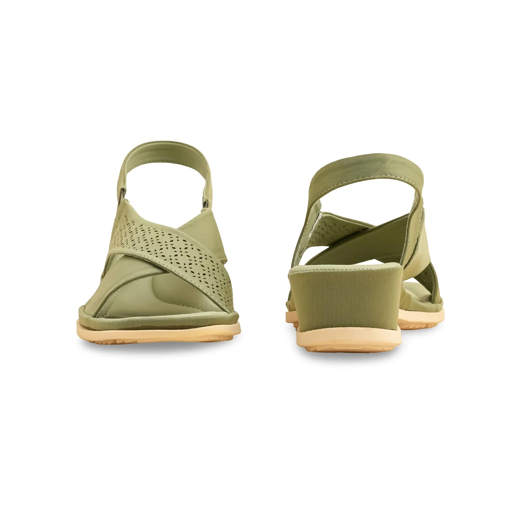 Green Formal Sandal For Women PU0424 - Image 4