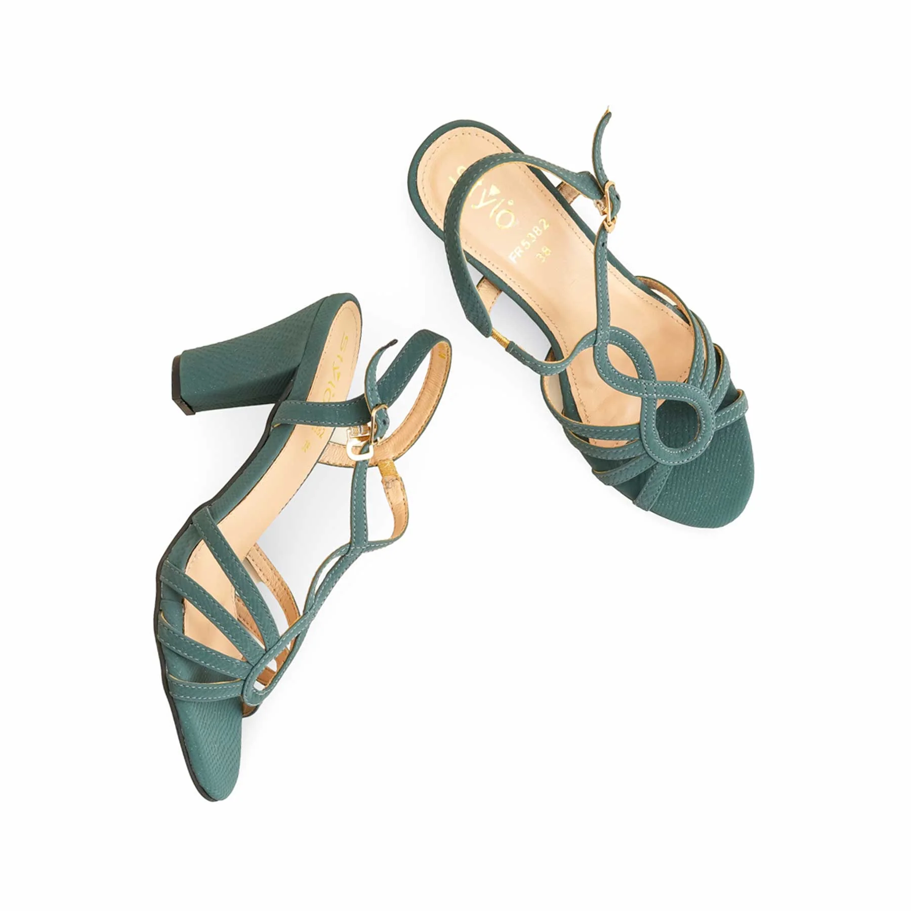 Green Formal Sandal FR5382 - Image 6
