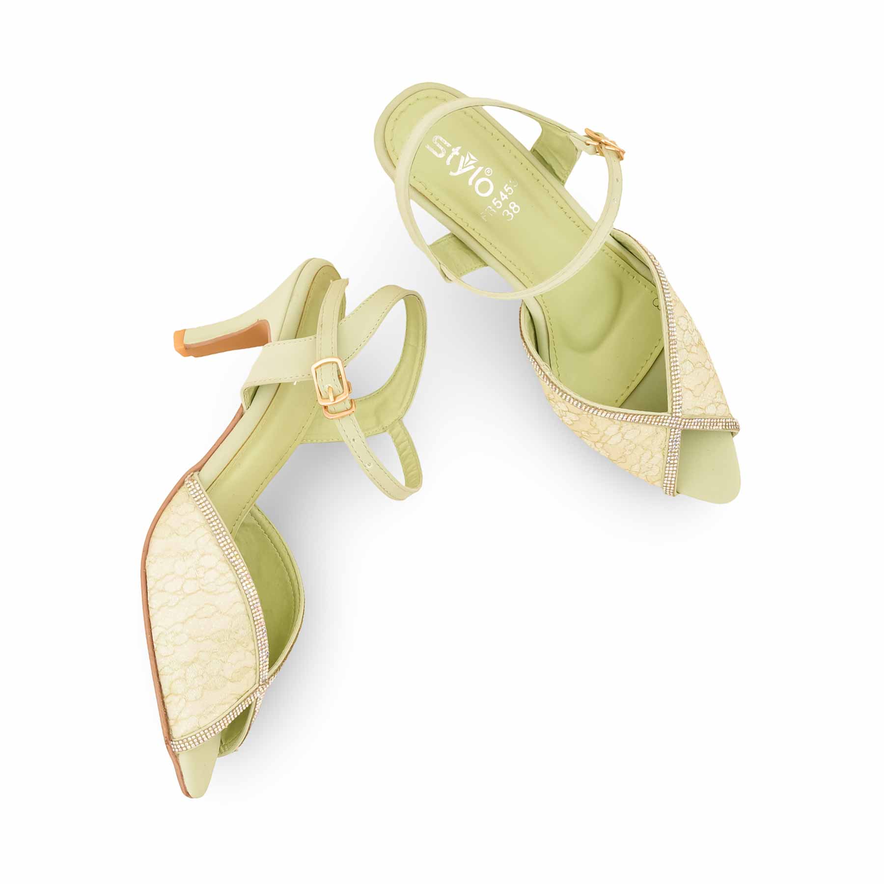 Green Formal Sandal FR5453 - Image 5