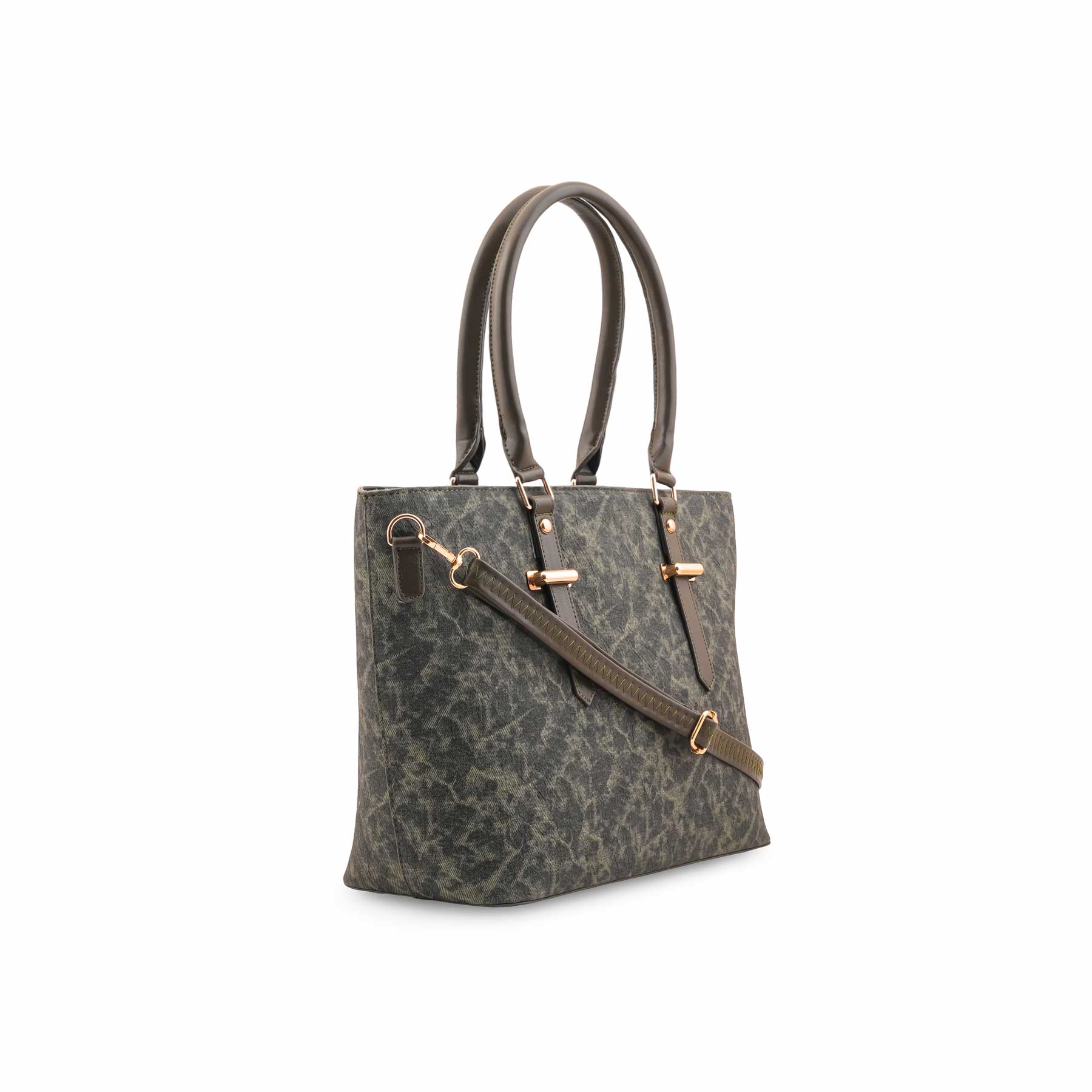 Green Formal Shoulder Bag For Women P55871 - Image 3