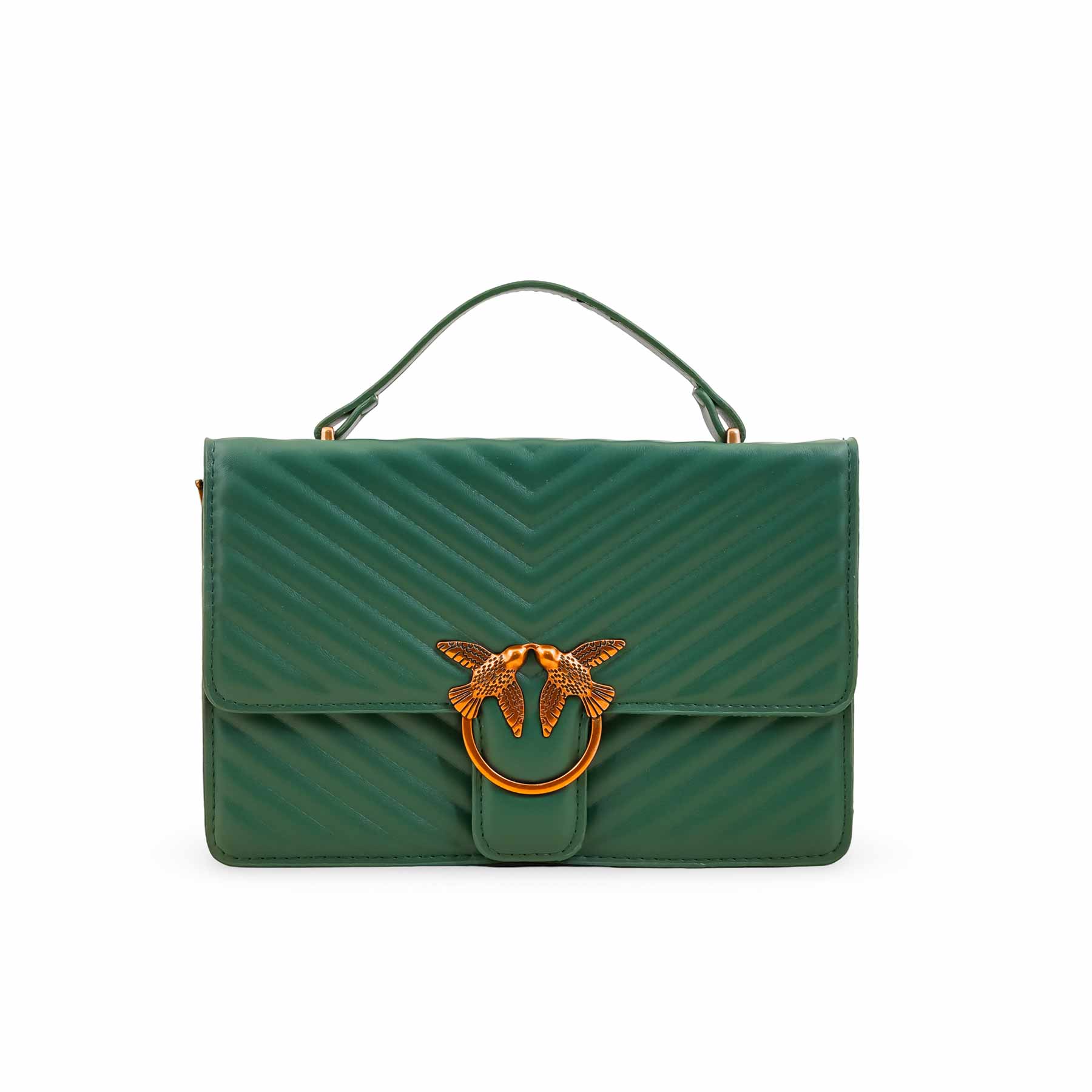 Green Formal Shoulder Bag P36143 - Image 2