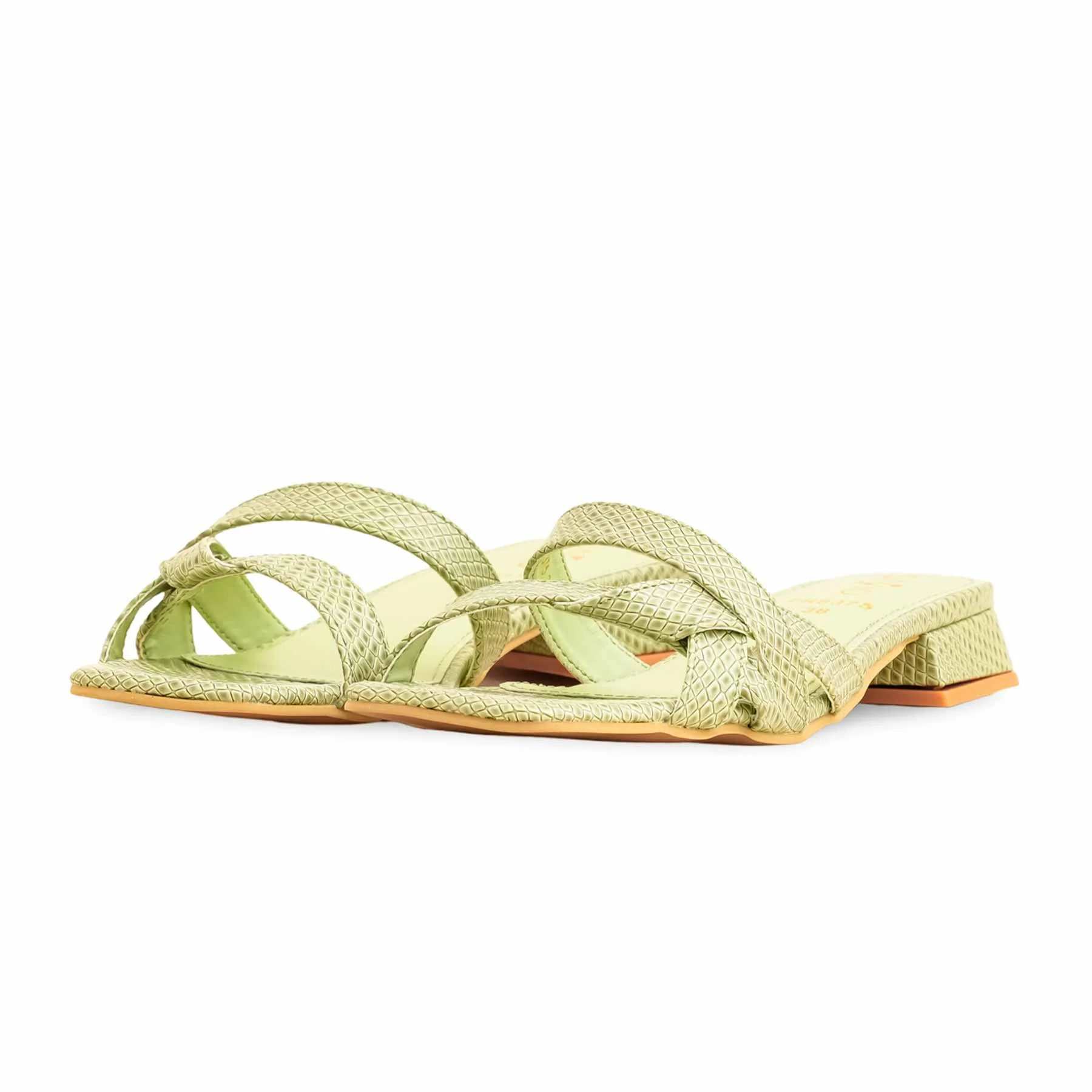 Green Formal Slipper For Ladies FR8375 - Image 3