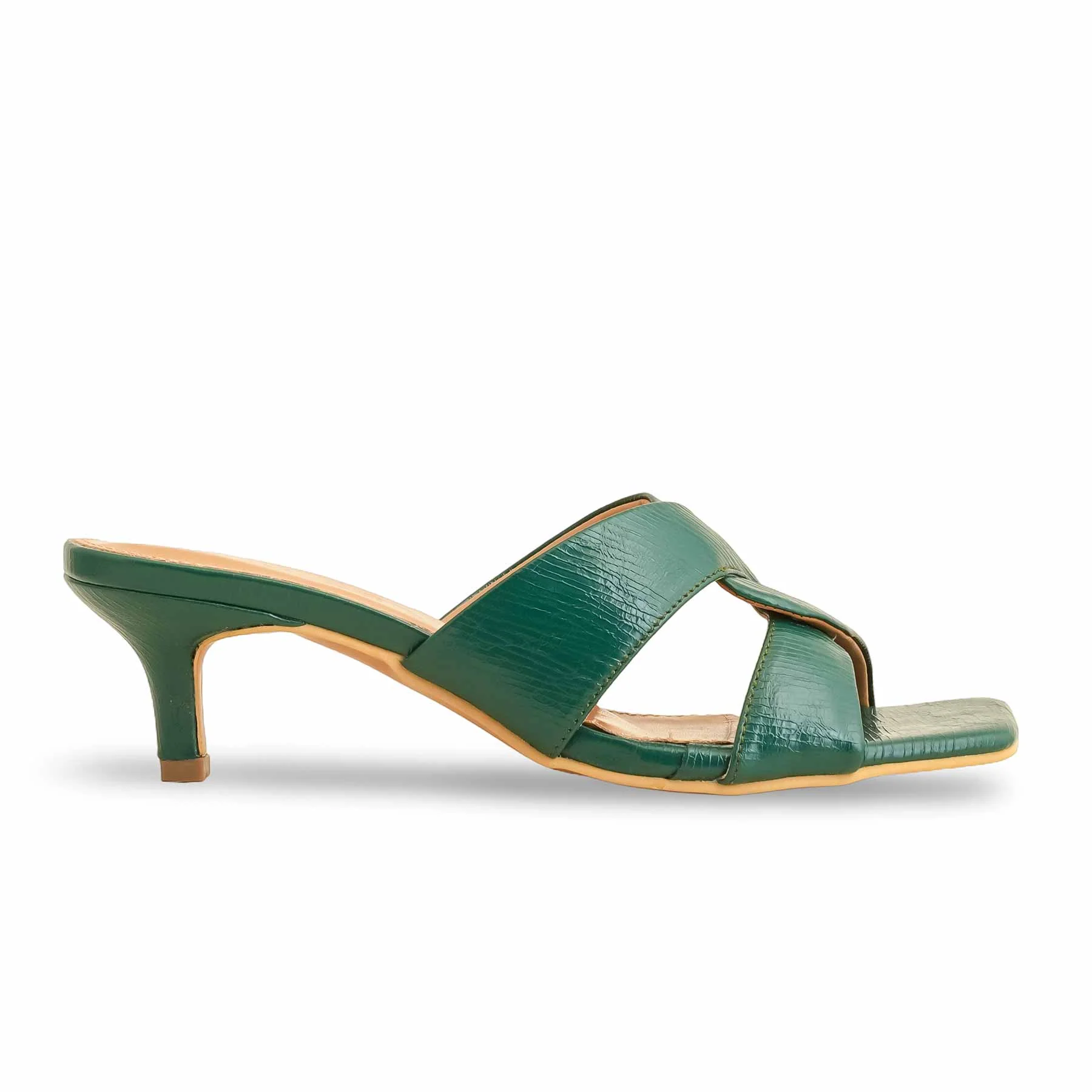 Green Formal Slipper For Women FR8321 - Image 2