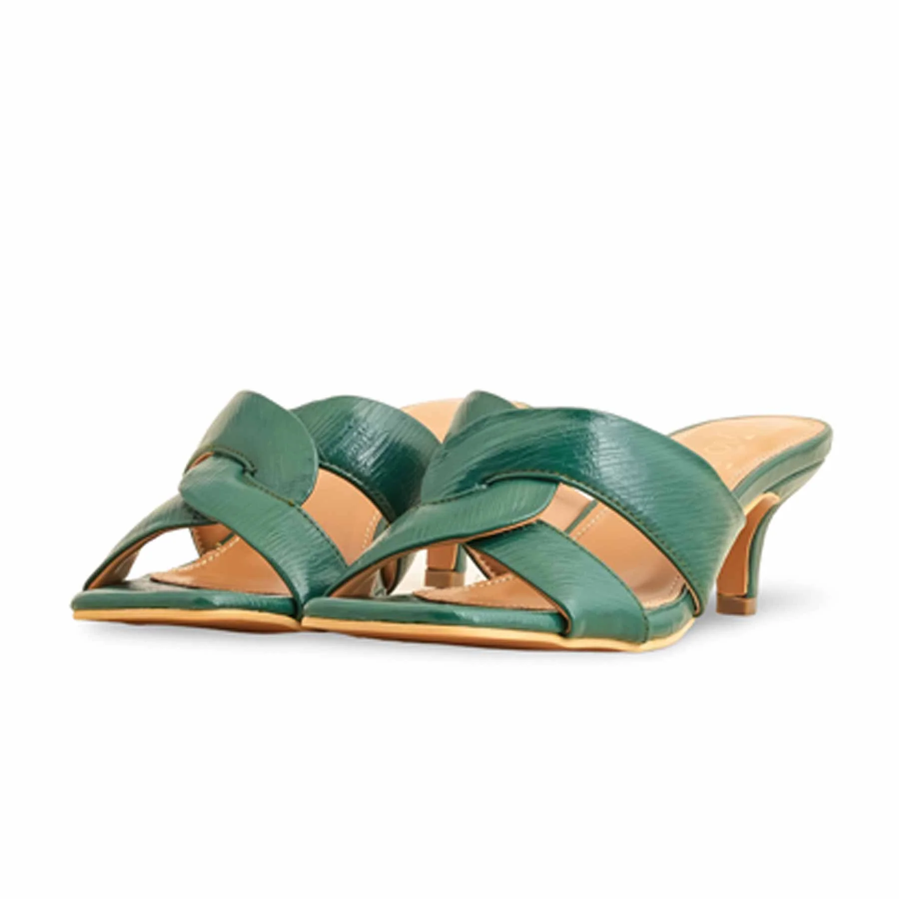 Green Formal Slipper For Women FR8321 - Image 3